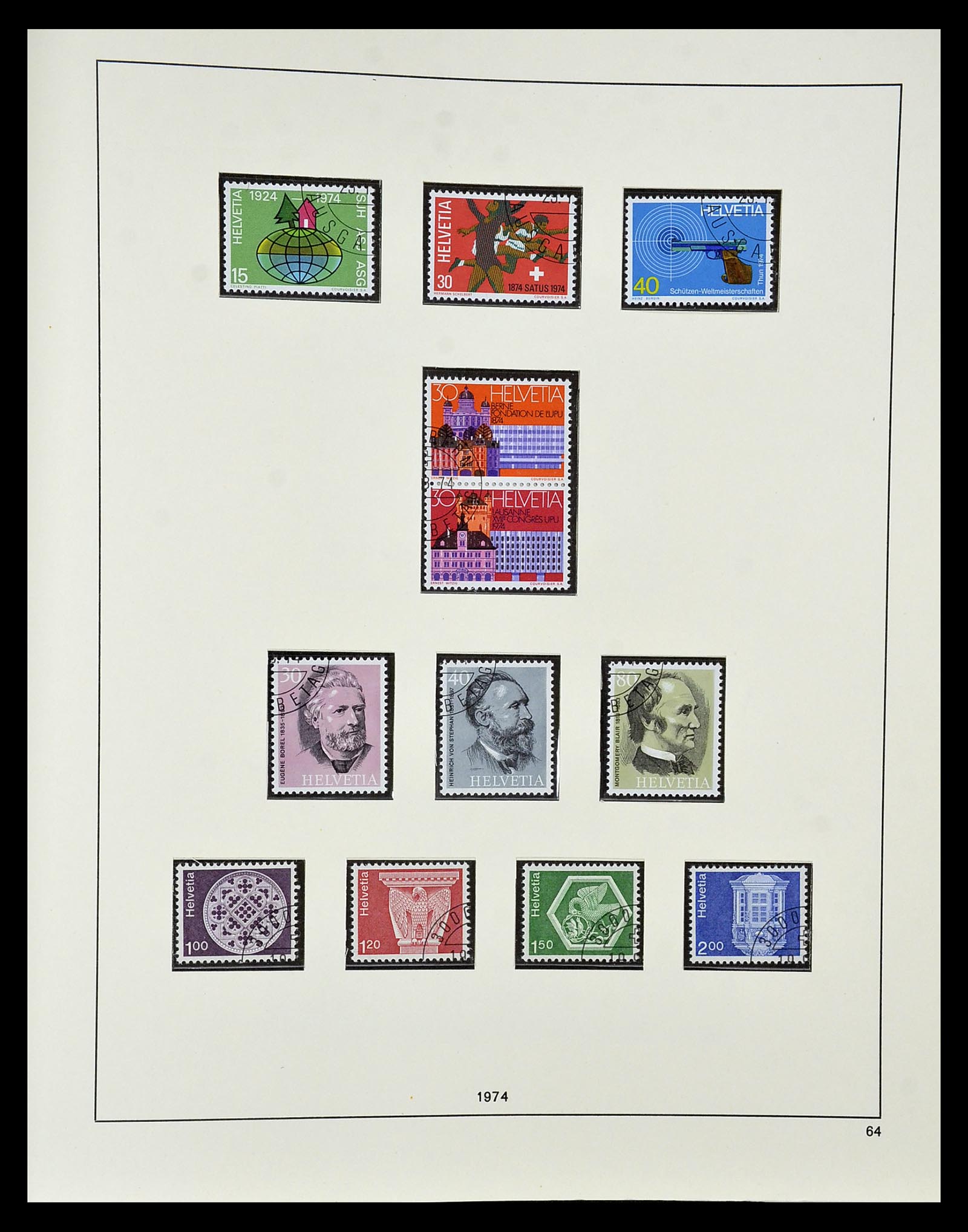 35072 092 - Stamp Collection 35072 Switzerland 1850-2005.