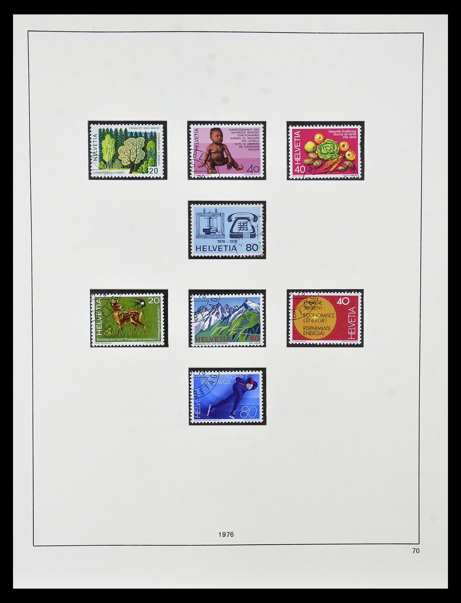 35072 098 - Stamp Collection 35072 Switzerland 1850-2005.