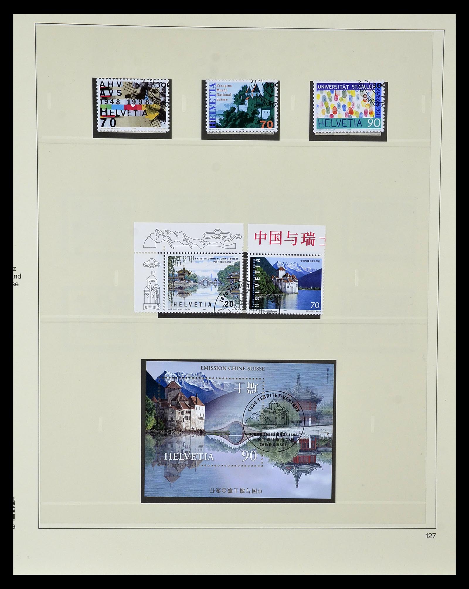 35072 172 - Stamp Collection 35072 Switzerland 1850-2005.