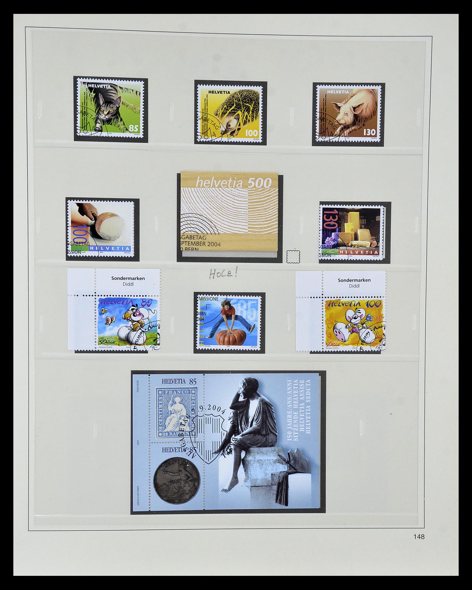 35072 193 - Stamp Collection 35072 Switzerland 1850-2005.