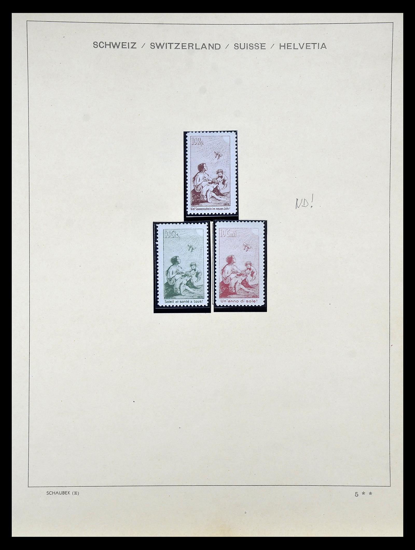 35073 006 - Postzegelverzameling 35073 Zwitserland 1862-1992.