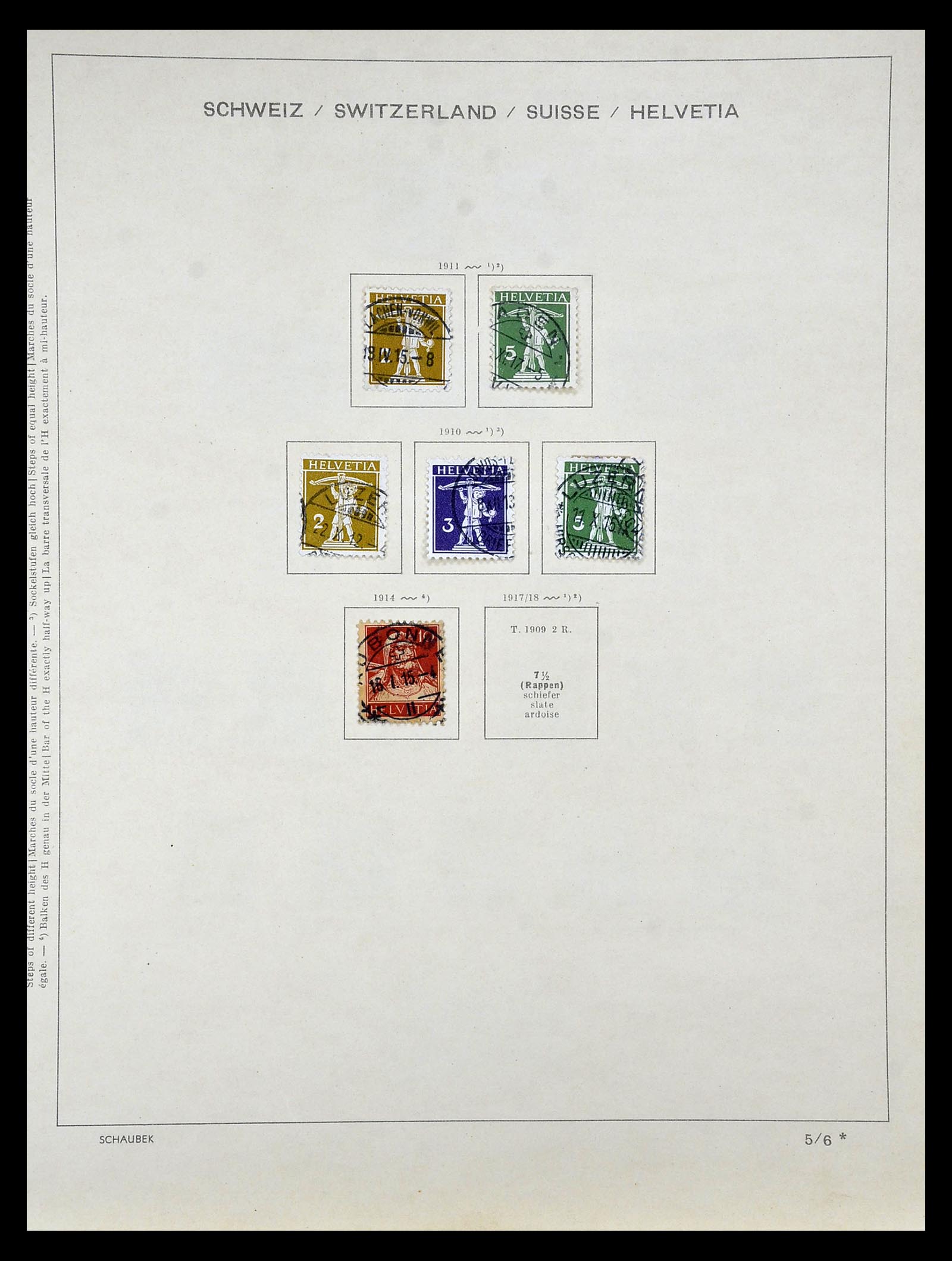 35073 007 - Postzegelverzameling 35073 Zwitserland 1862-1992.