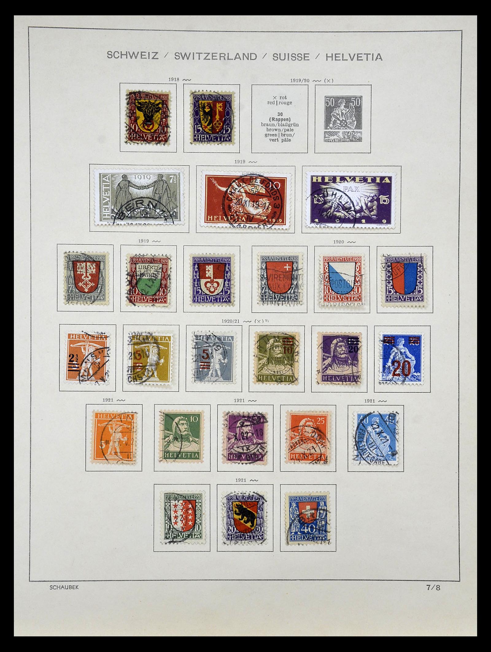 35073 009 - Postzegelverzameling 35073 Zwitserland 1862-1992.