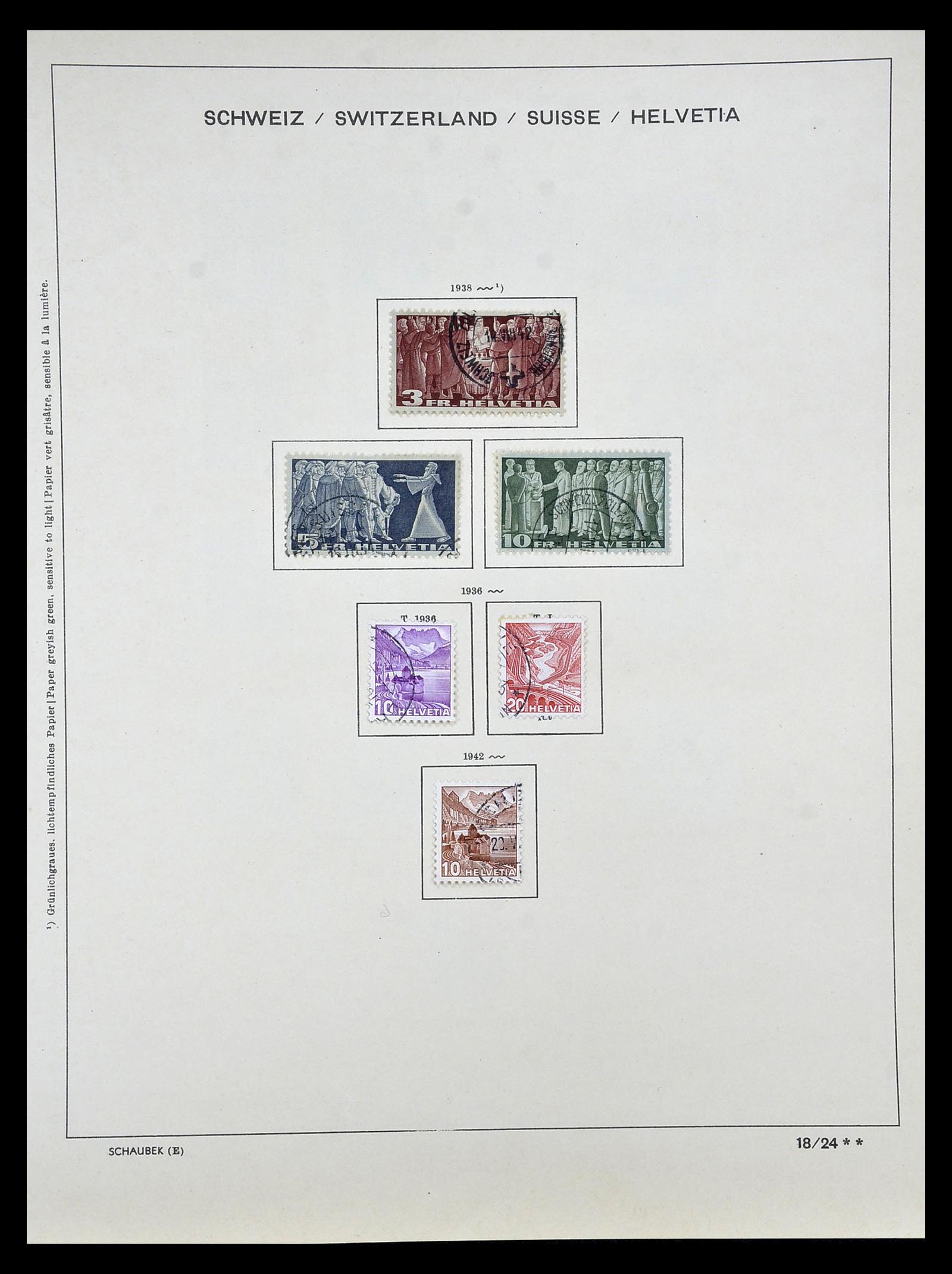 35073 020 - Stamp Collection 35073 Switzerland 1862-1992.