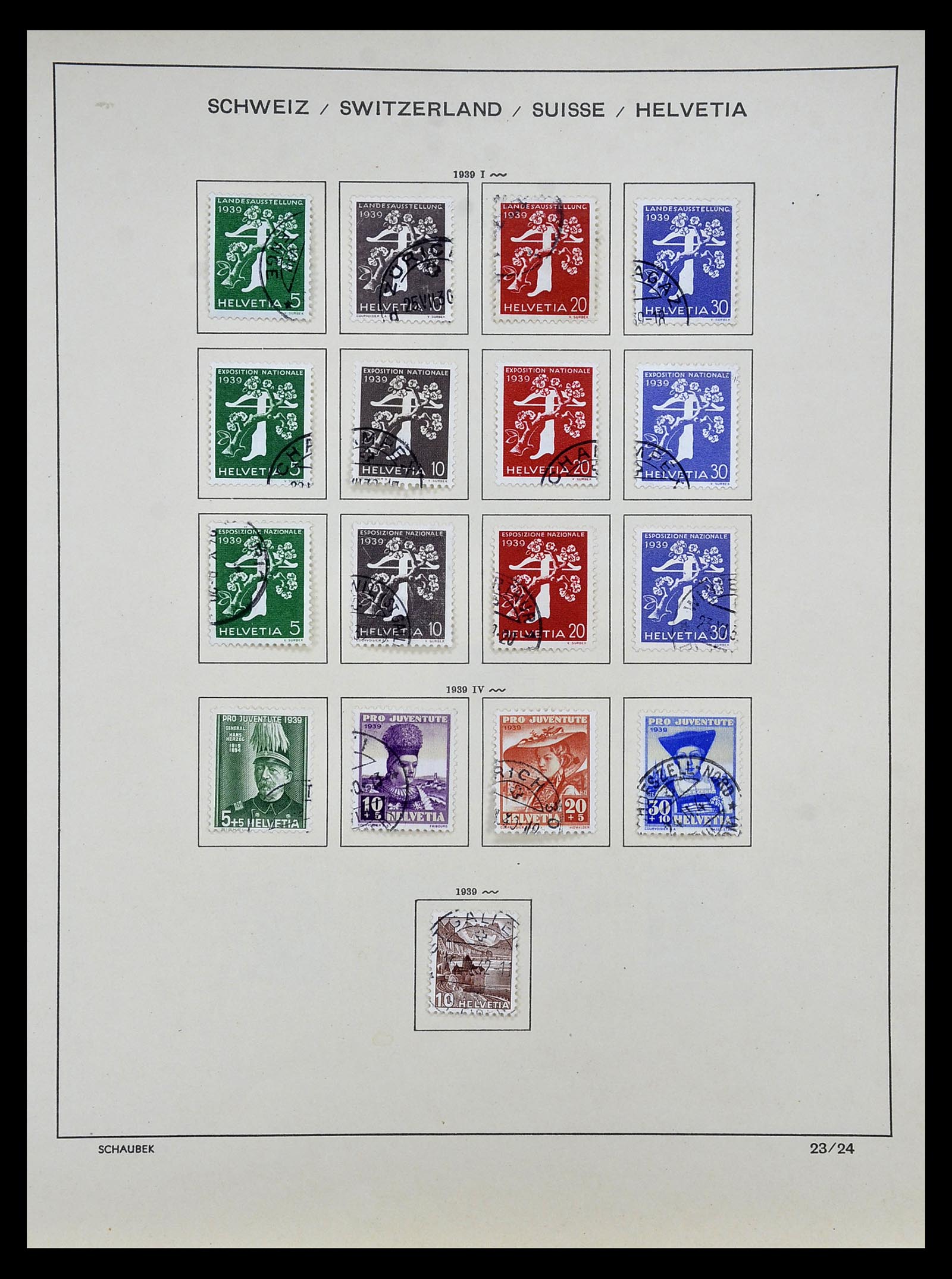 35073 021 - Stamp Collection 35073 Switzerland 1862-1992.