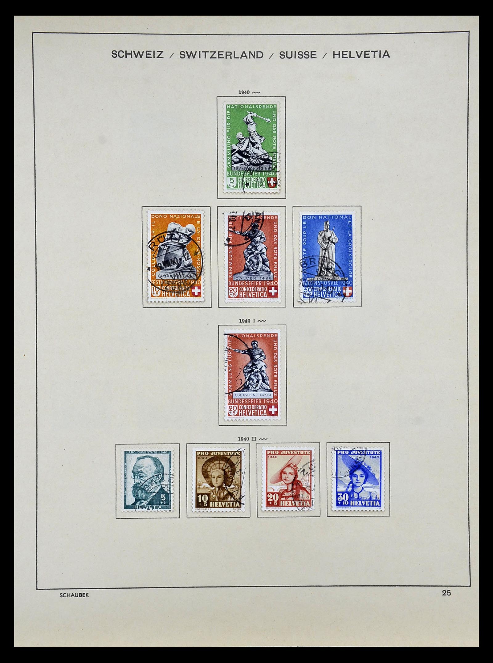 35073 022 - Postzegelverzameling 35073 Zwitserland 1862-1992.