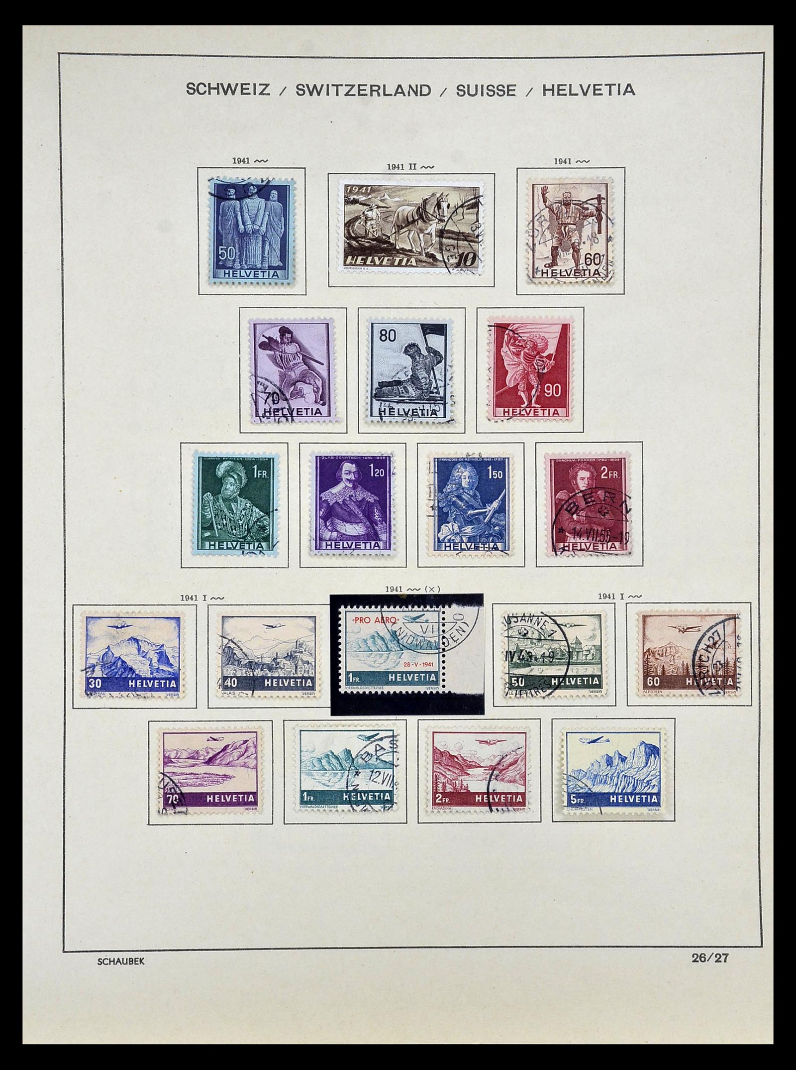 35073 023 - Stamp Collection 35073 Switzerland 1862-1992.