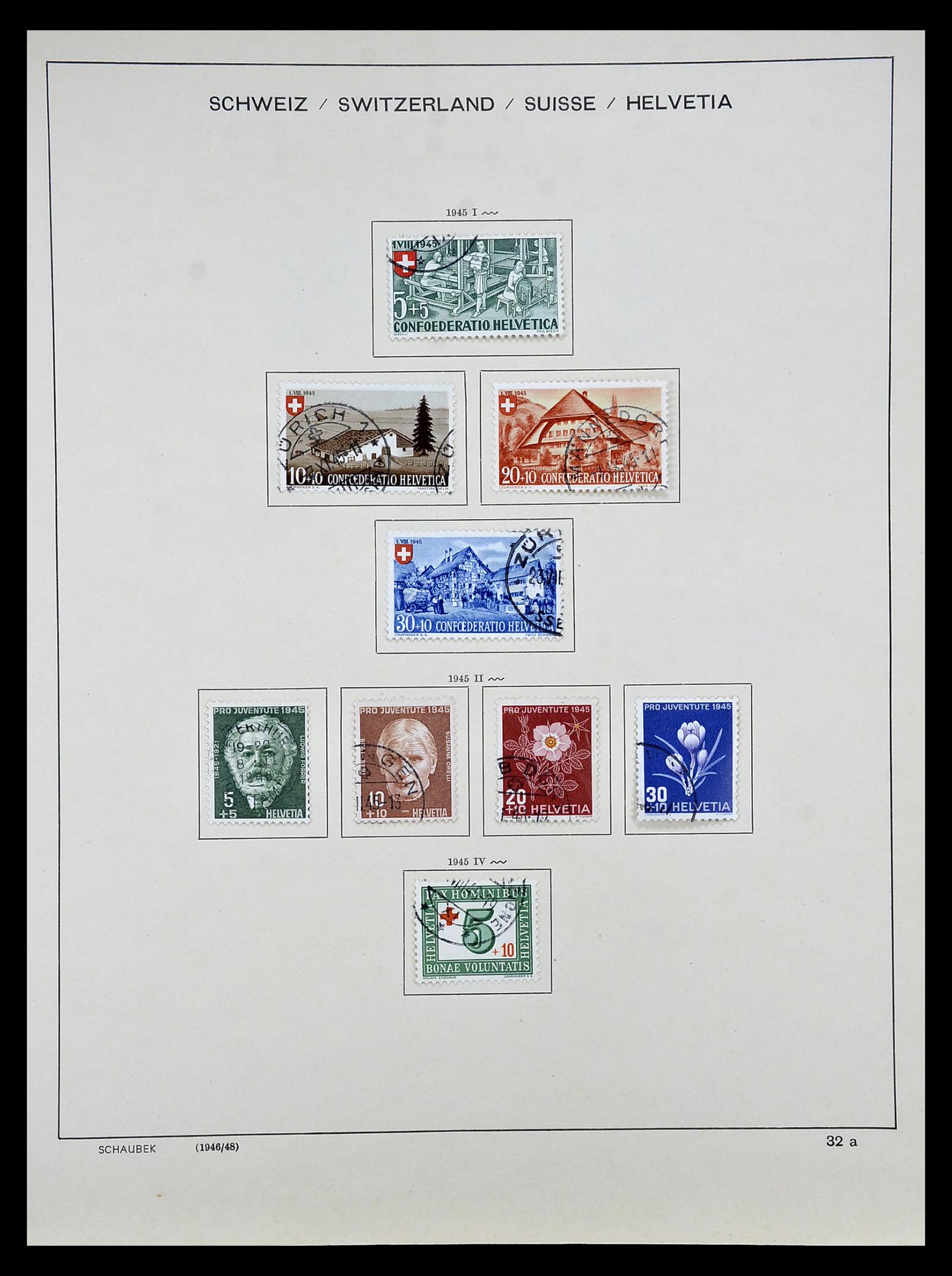 35073 028 - Stamp Collection 35073 Switzerland 1862-1992.