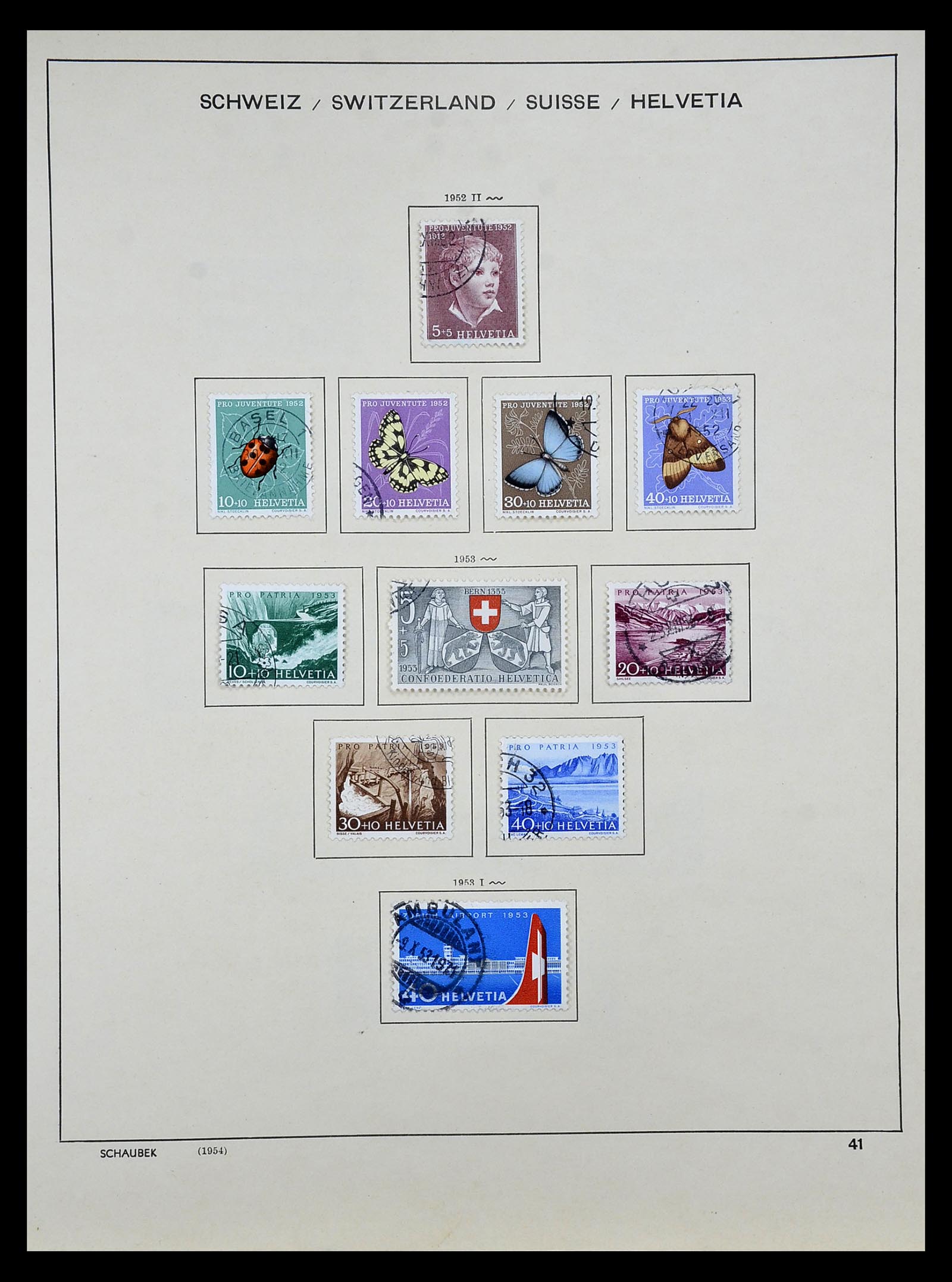 35073 037 - Postzegelverzameling 35073 Zwitserland 1862-1992.