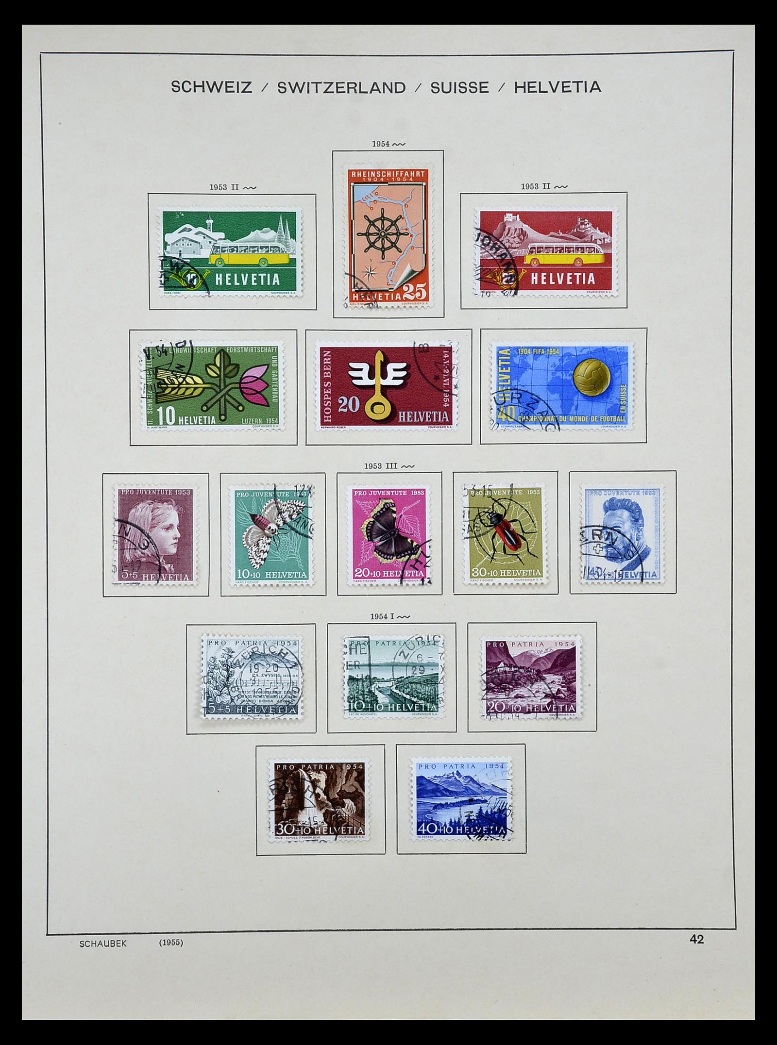 35073 038 - Postzegelverzameling 35073 Zwitserland 1862-1992.