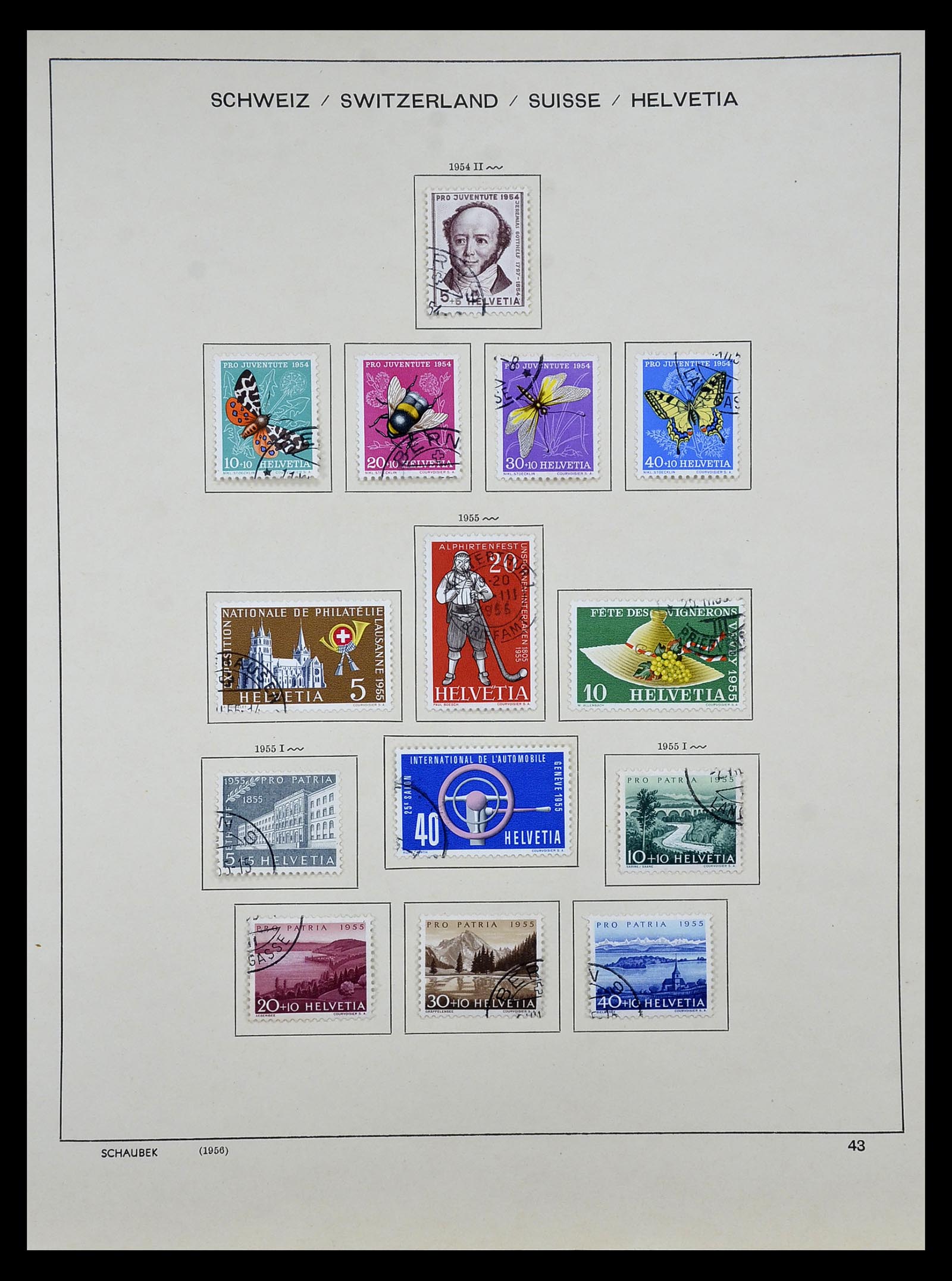 35073 039 - Stamp Collection 35073 Switzerland 1862-1992.