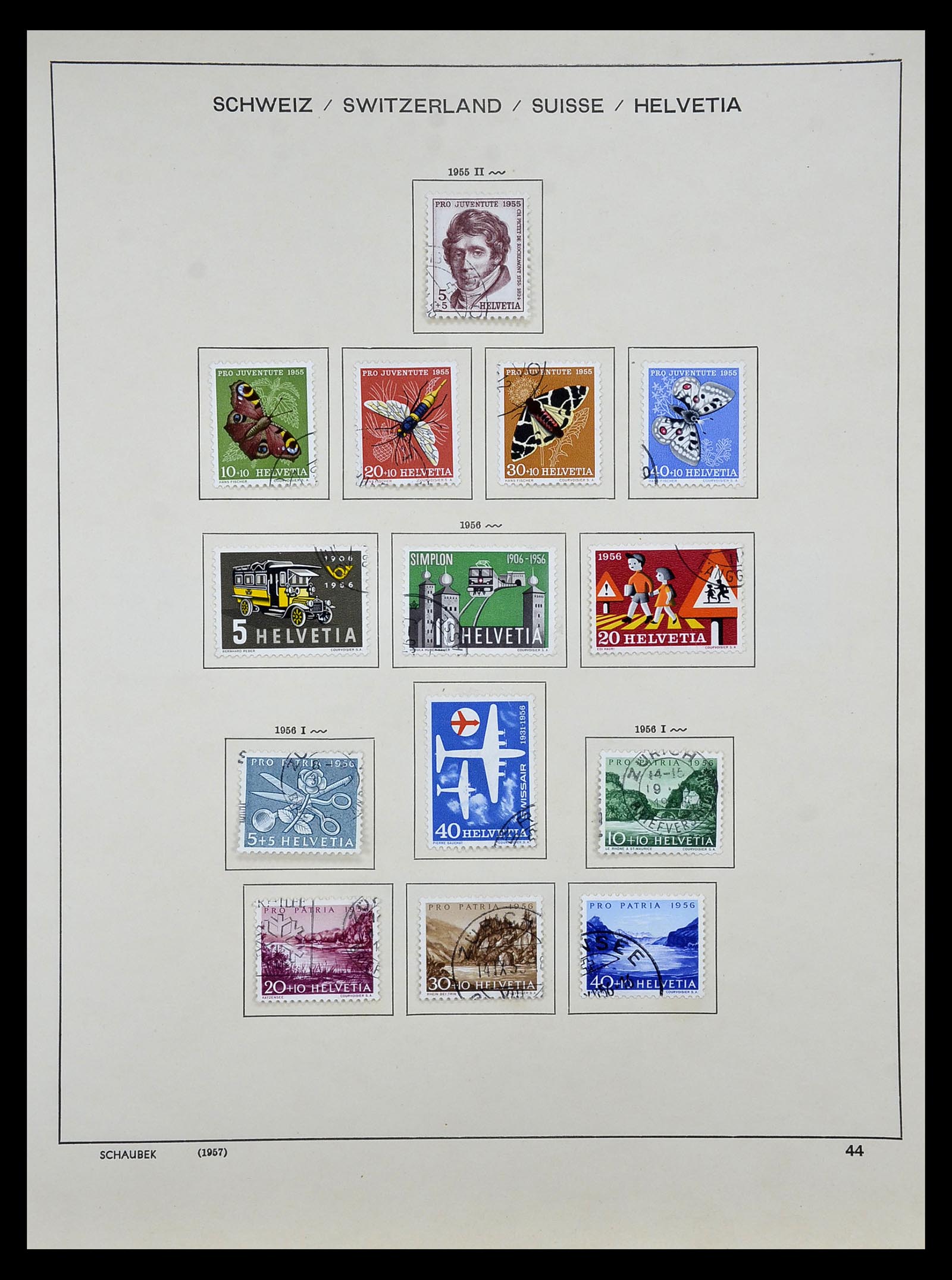 35073 040 - Postzegelverzameling 35073 Zwitserland 1862-1992.