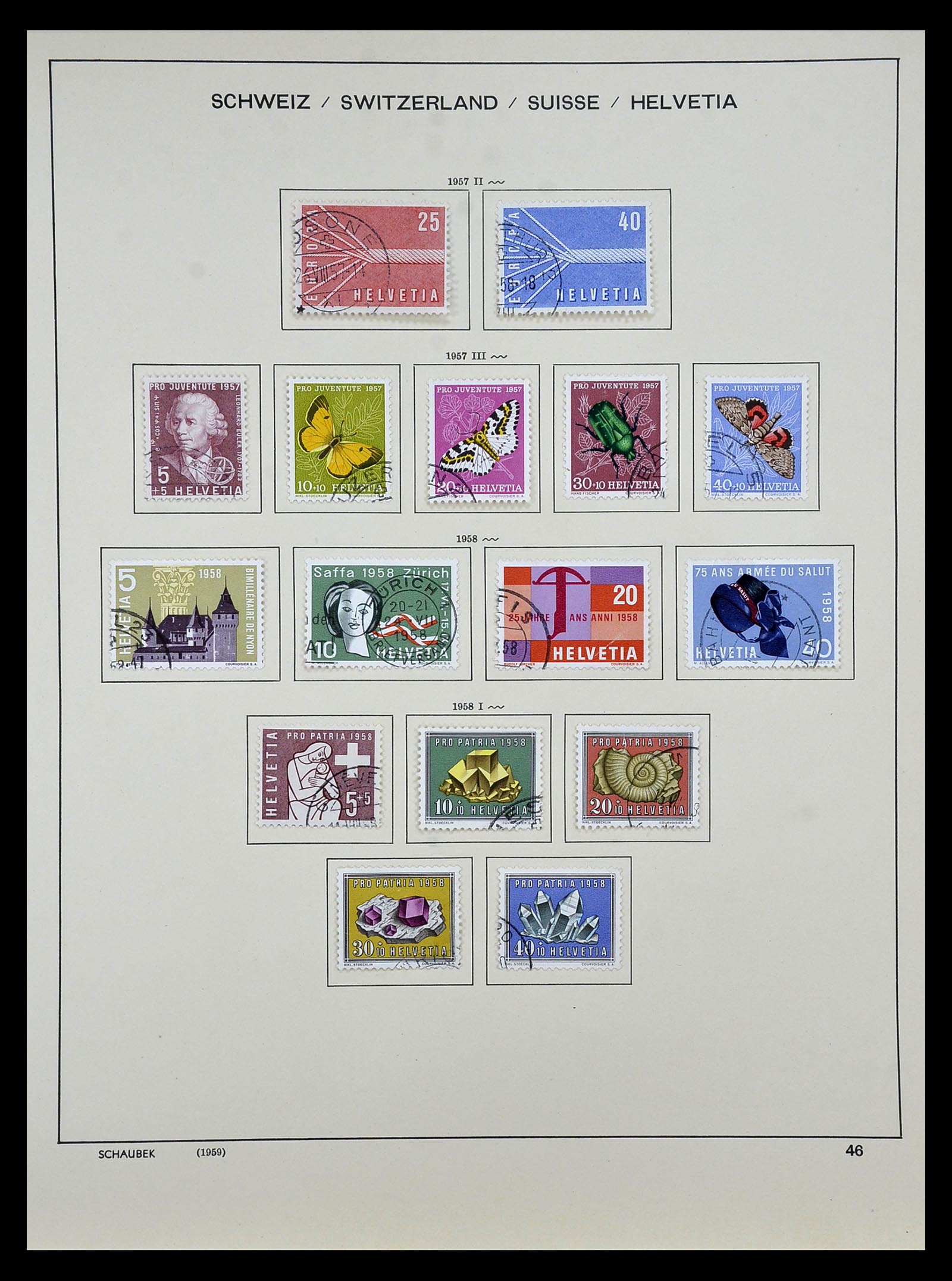 35073 042 - Postzegelverzameling 35073 Zwitserland 1862-1992.