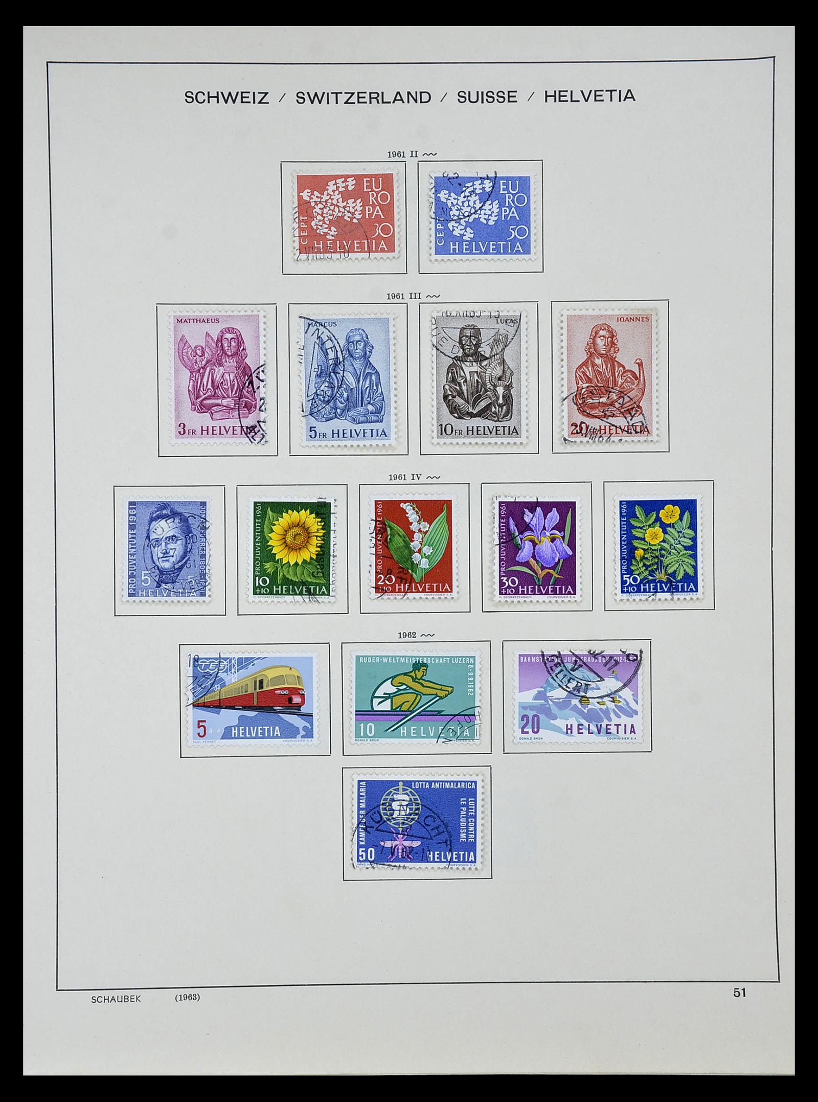 35073 047 - Stamp Collection 35073 Switzerland 1862-1992.