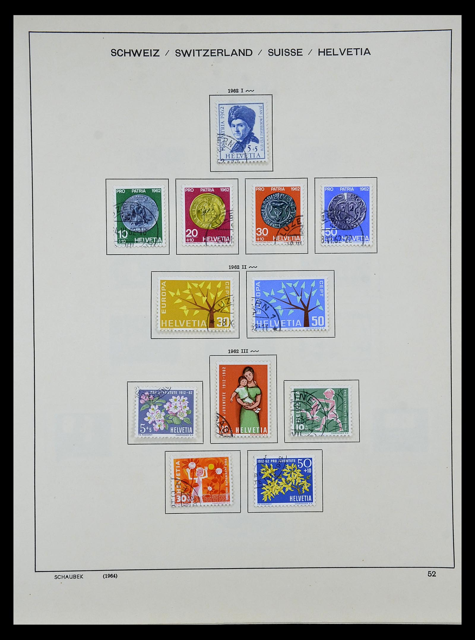 35073 048 - Postzegelverzameling 35073 Zwitserland 1862-1992.