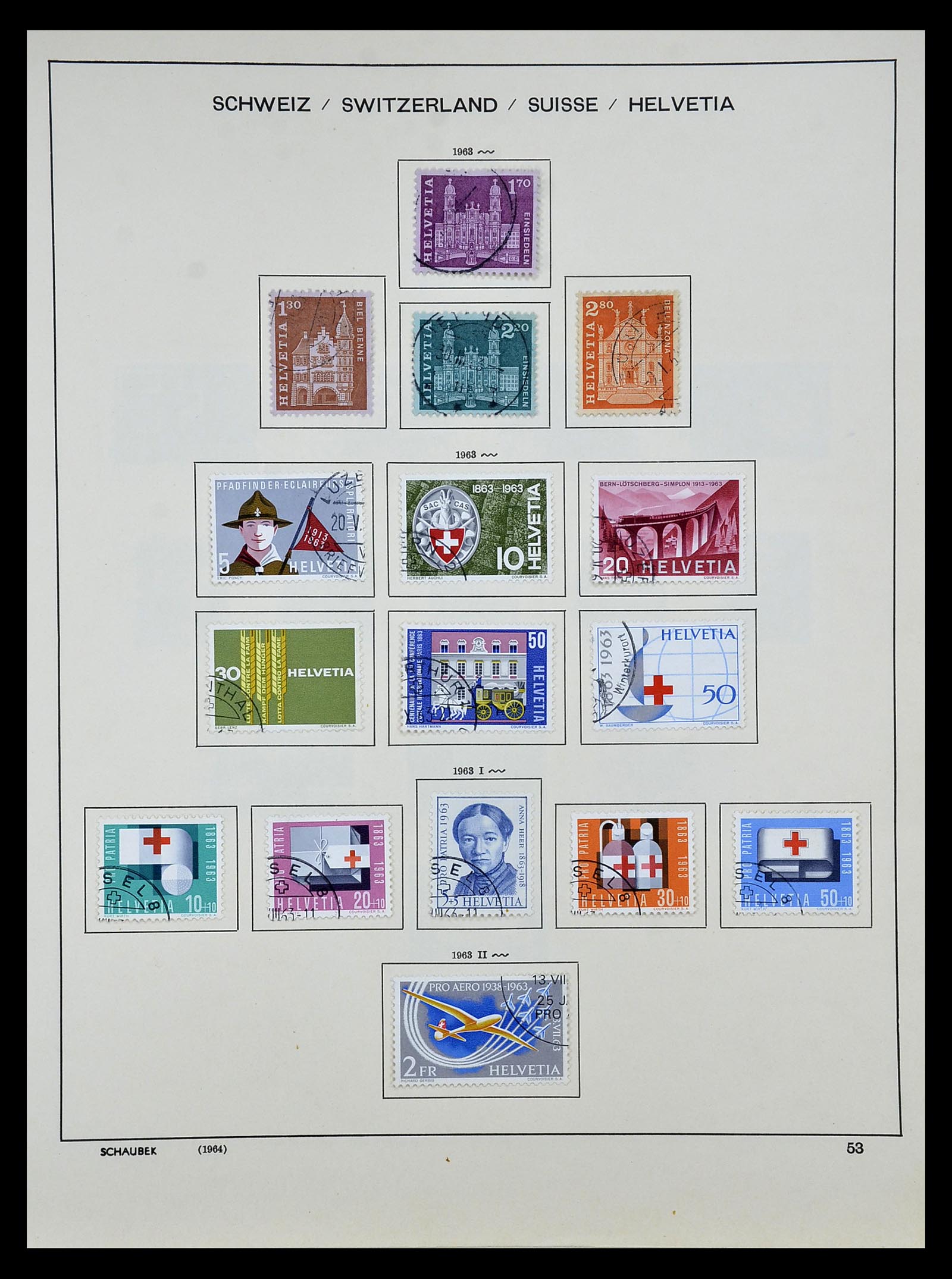 35073 049 - Postzegelverzameling 35073 Zwitserland 1862-1992.
