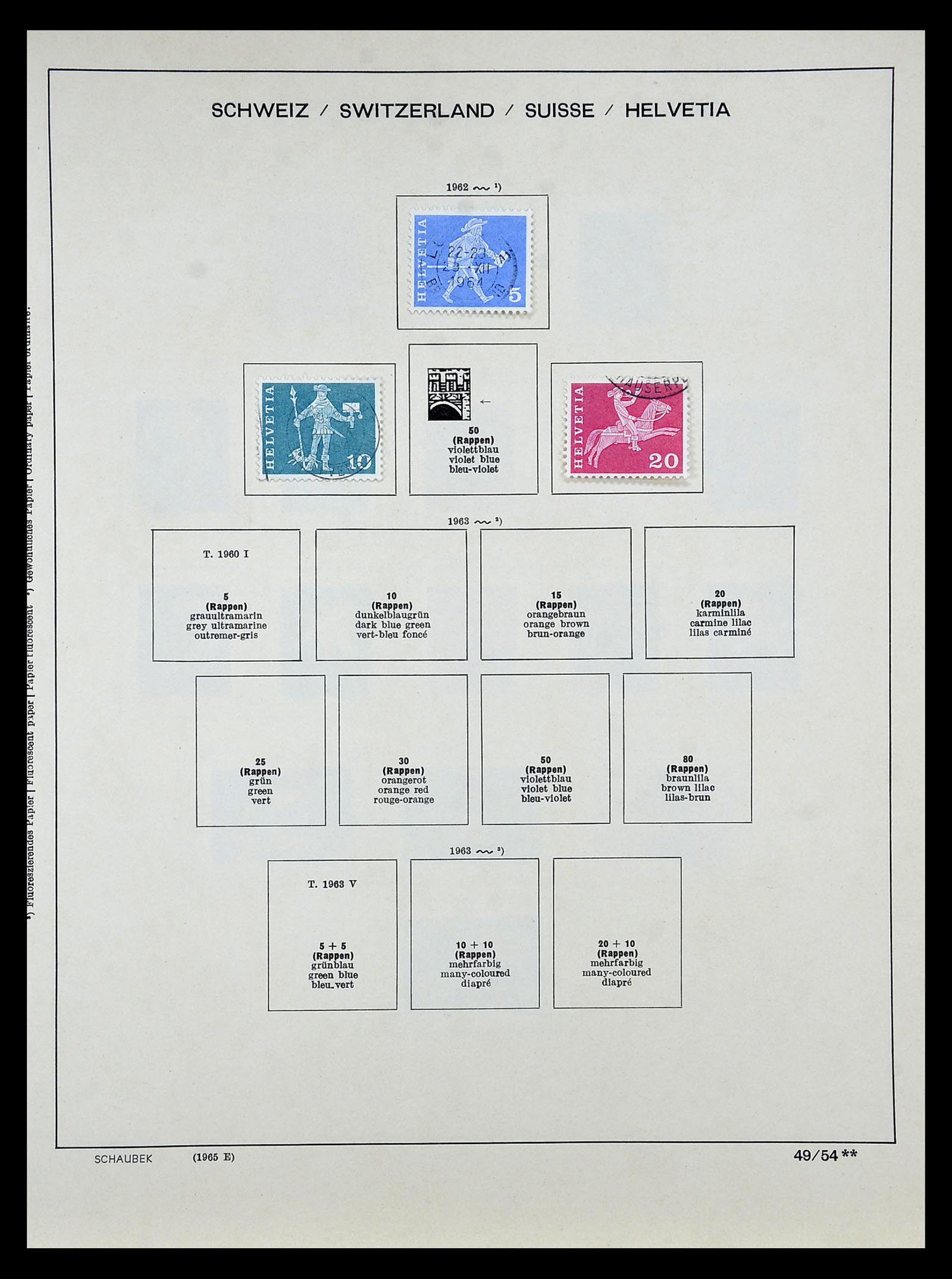 35073 051 - Postzegelverzameling 35073 Zwitserland 1862-1992.