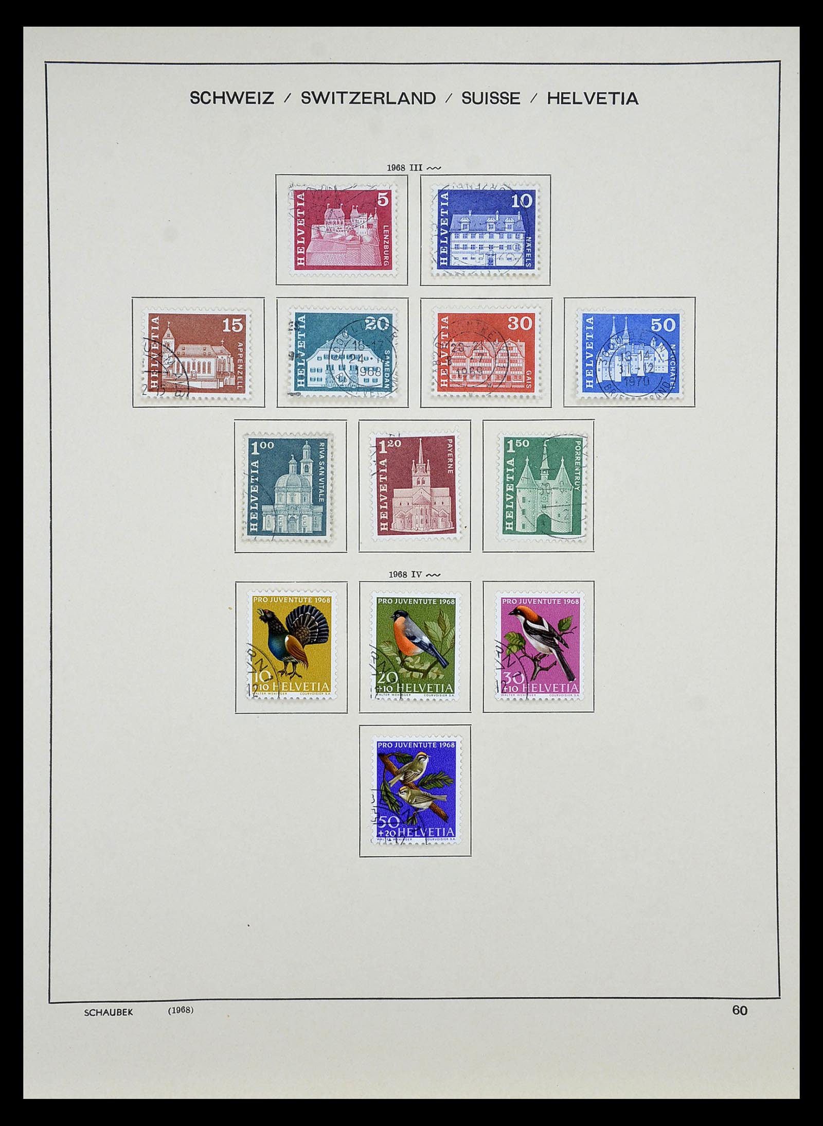 35073 057 - Postzegelverzameling 35073 Zwitserland 1862-1992.