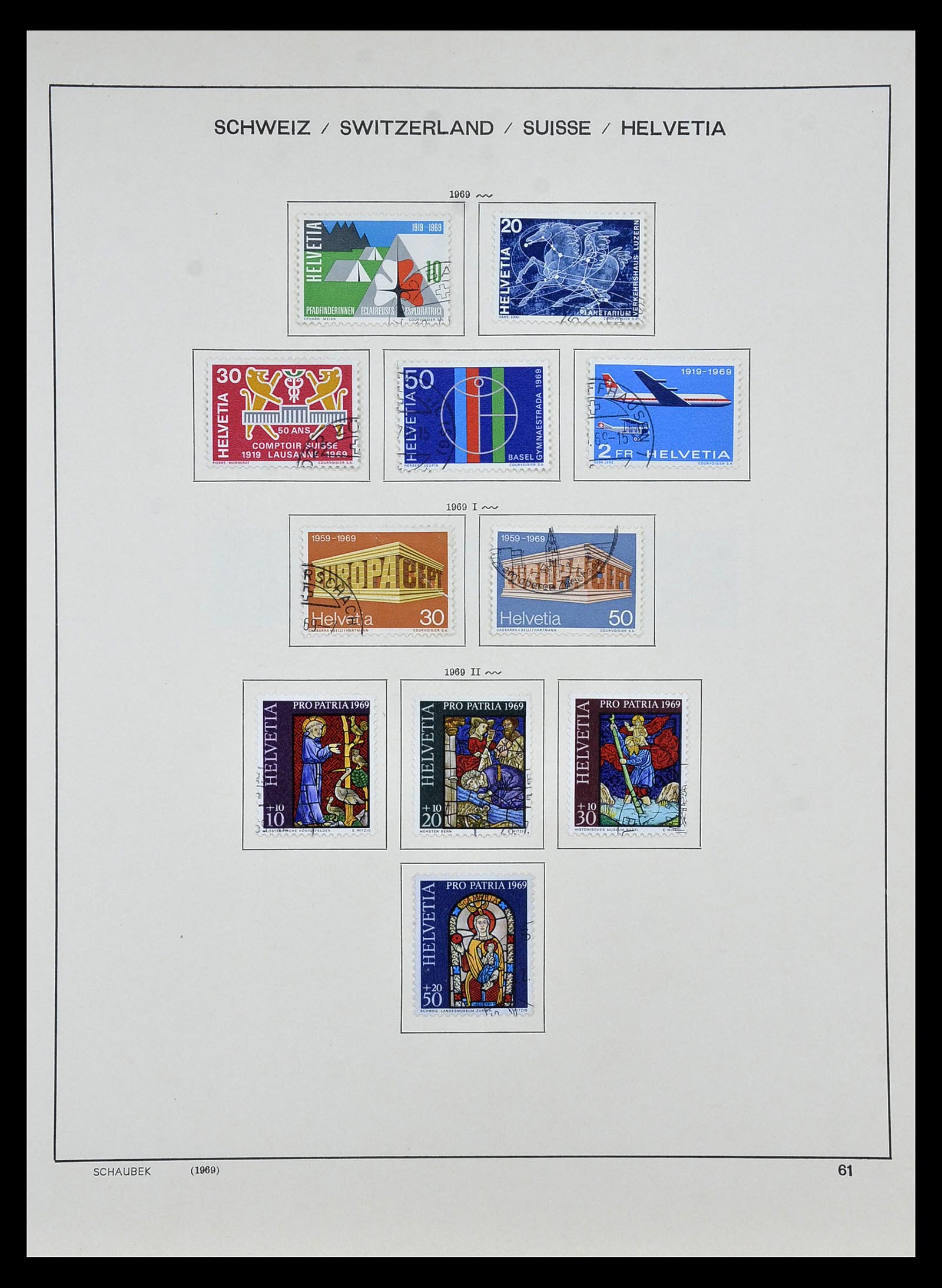 35073 058 - Stamp Collection 35073 Switzerland 1862-1992.