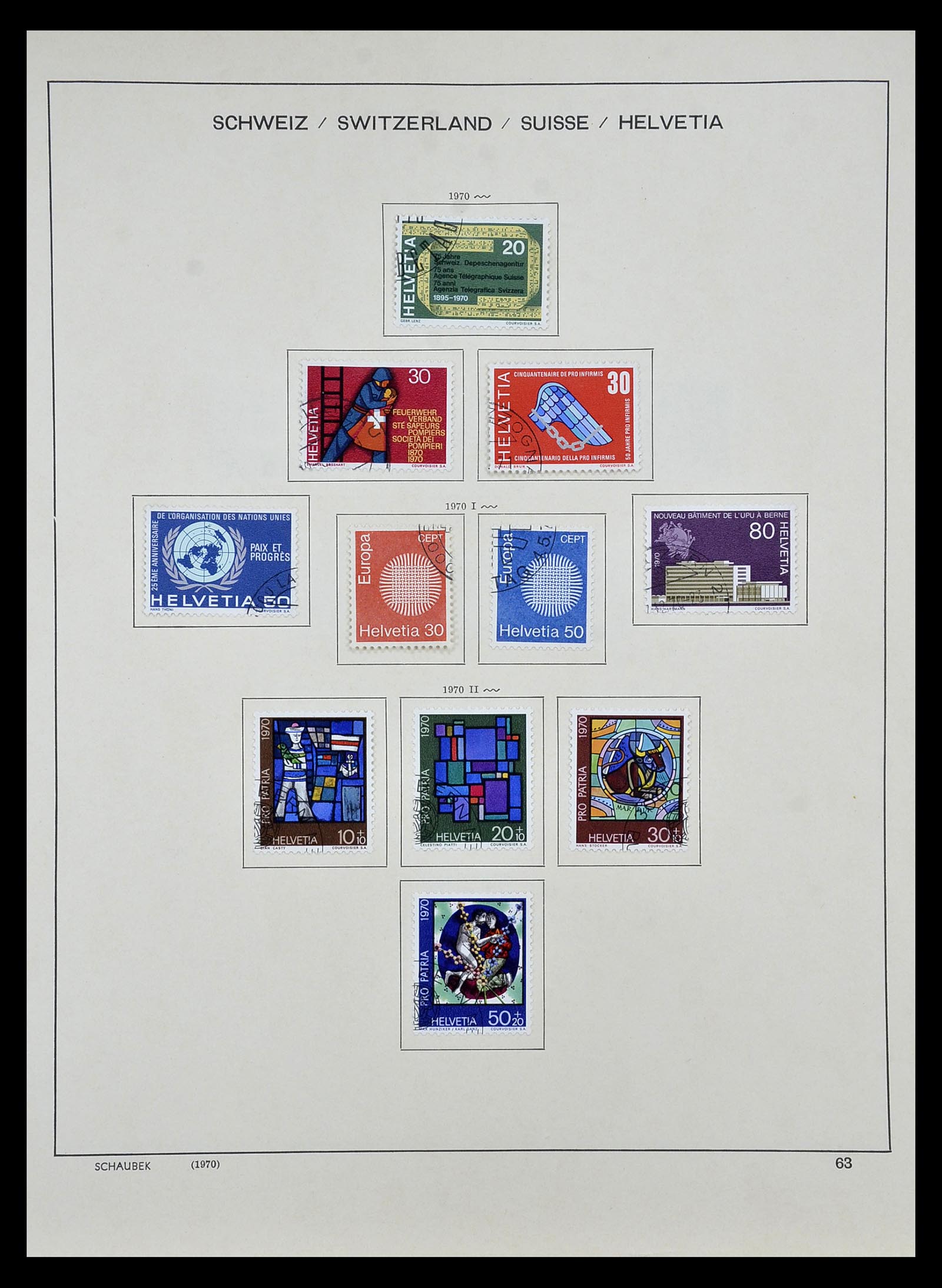 35073 060 - Postzegelverzameling 35073 Zwitserland 1862-1992.