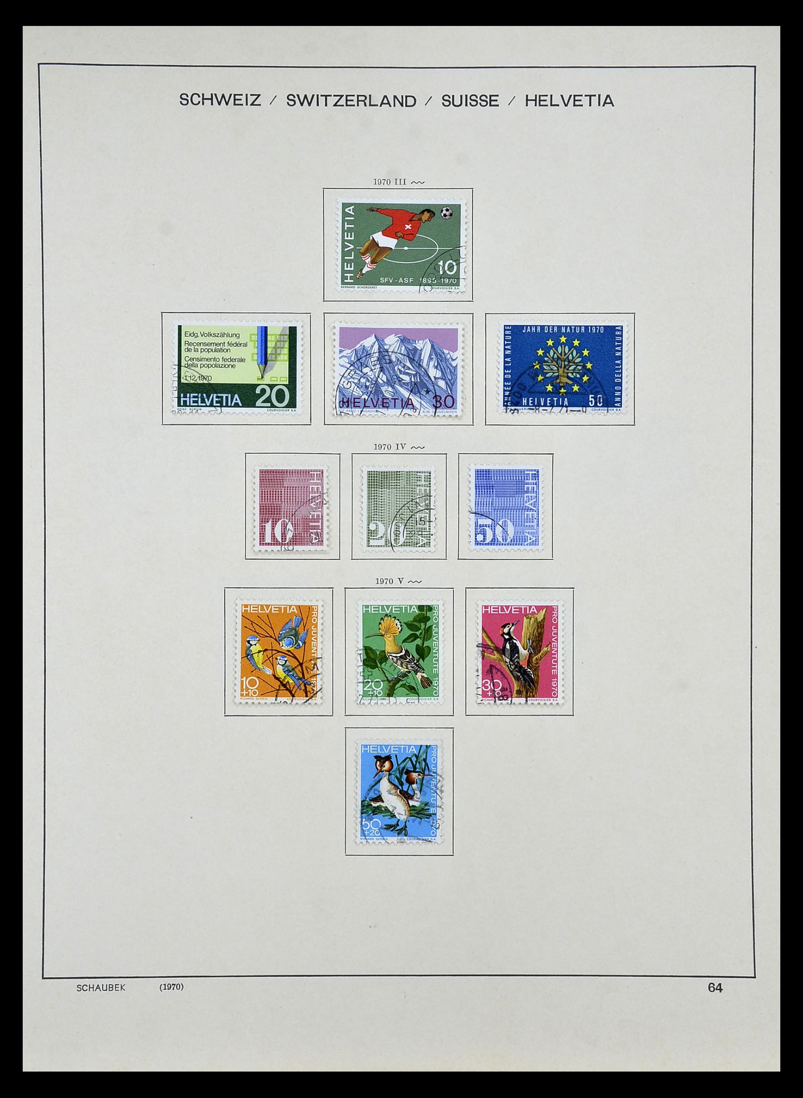 35073 061 - Stamp Collection 35073 Switzerland 1862-1992.
