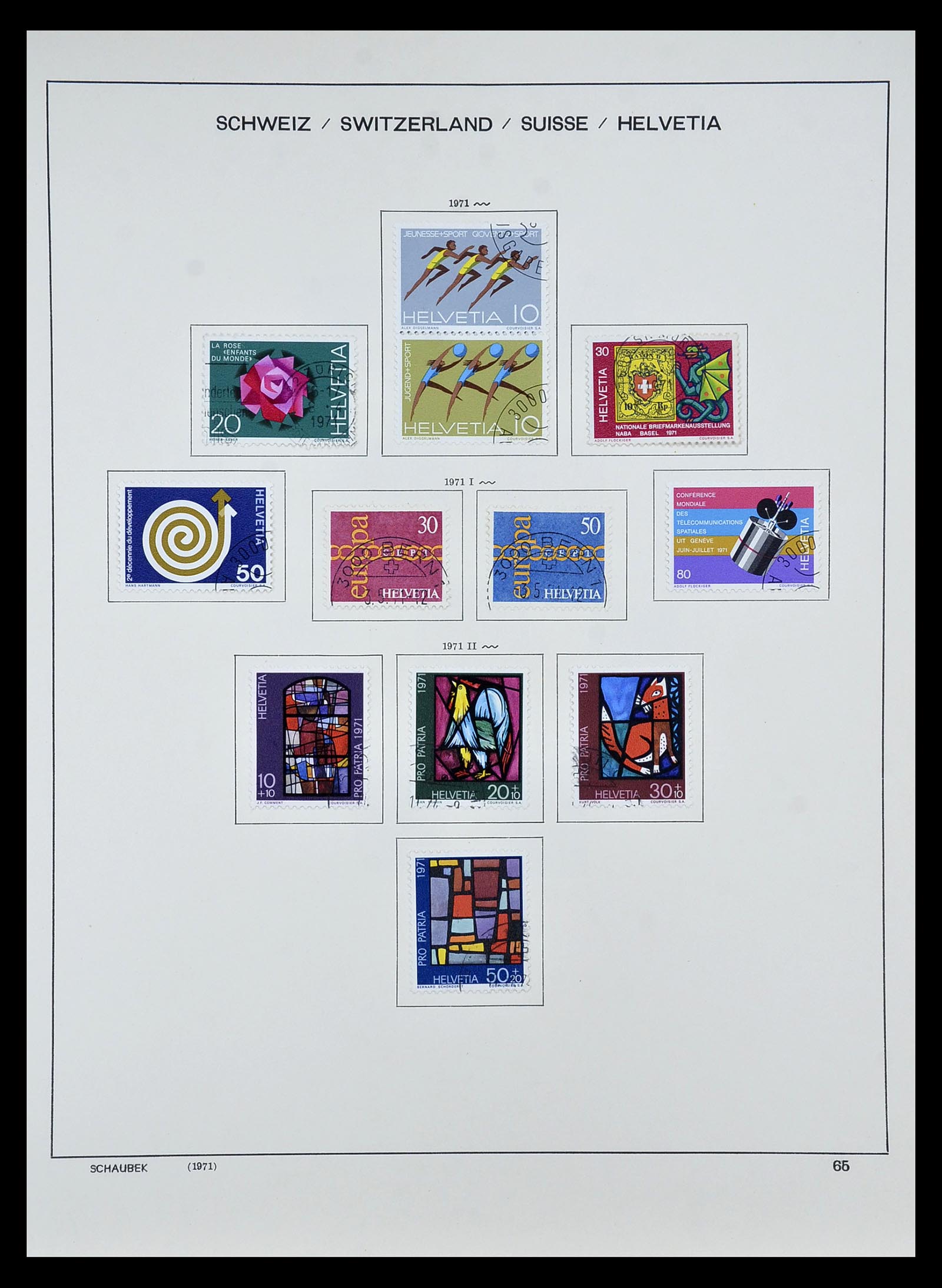 35073 062 - Stamp Collection 35073 Switzerland 1862-1992.