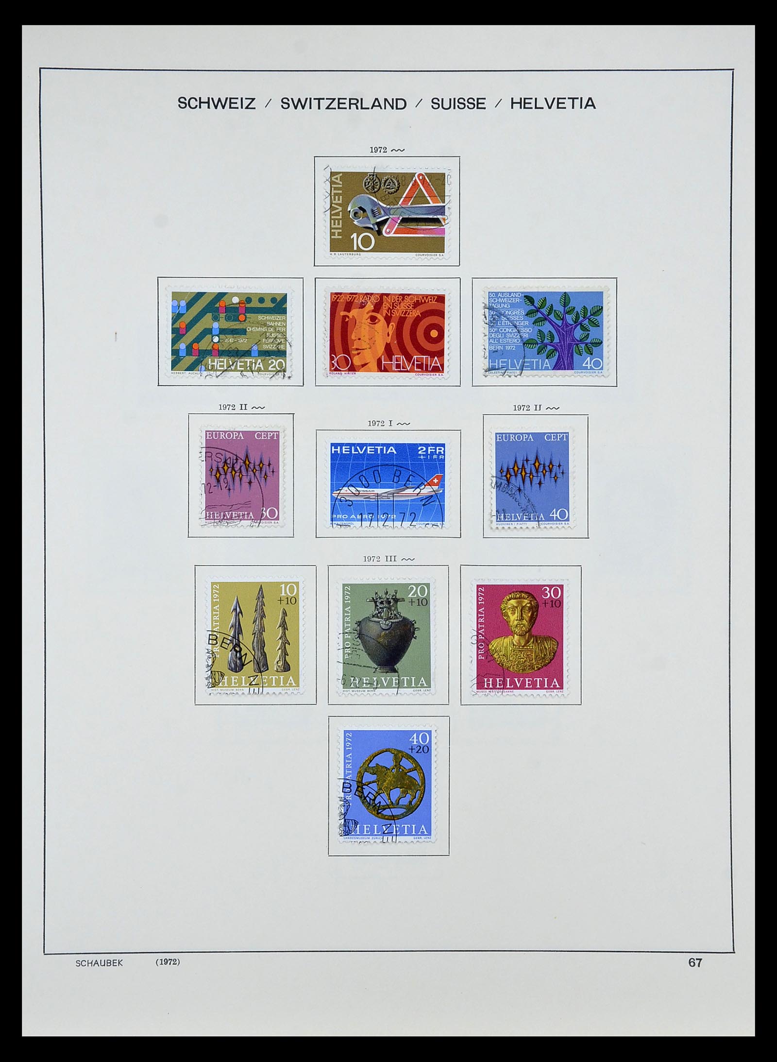 35073 064 - Stamp Collection 35073 Switzerland 1862-1992.
