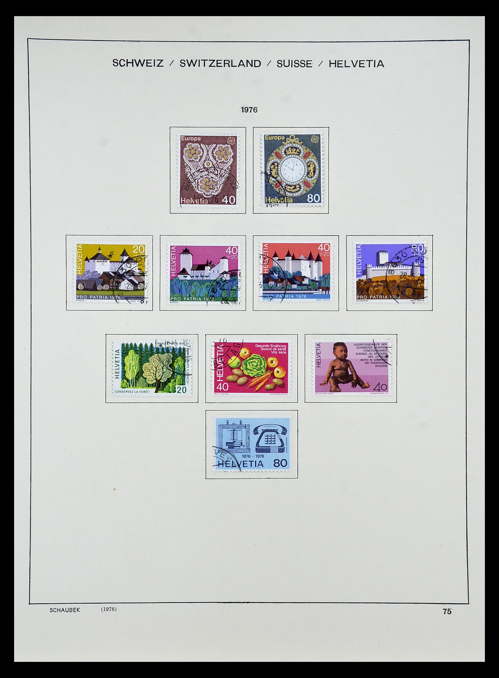 35073 072 - Stamp Collection 35073 Switzerland 1862-1992.
