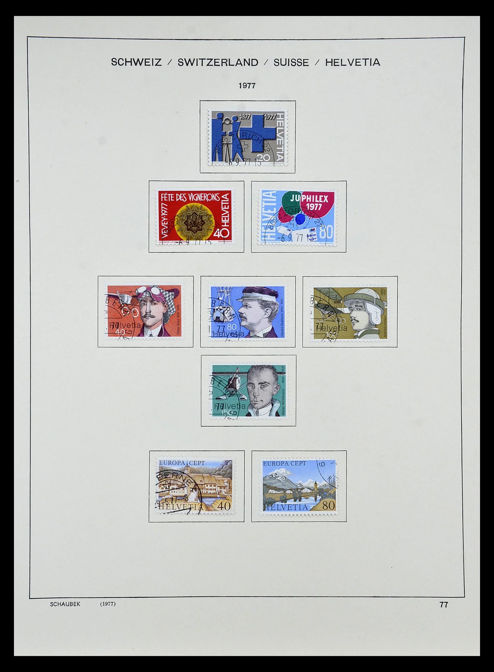 35073 074 - Stamp Collection 35073 Switzerland 1862-1992.