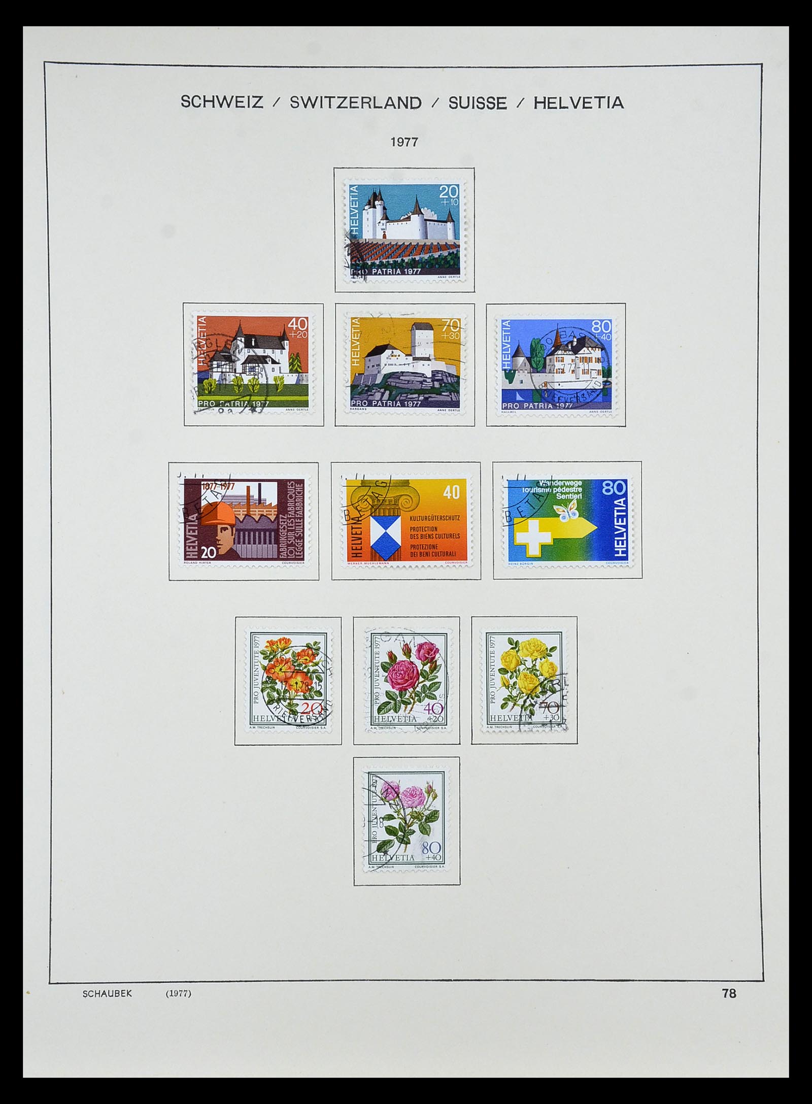 35073 075 - Stamp Collection 35073 Switzerland 1862-1992.