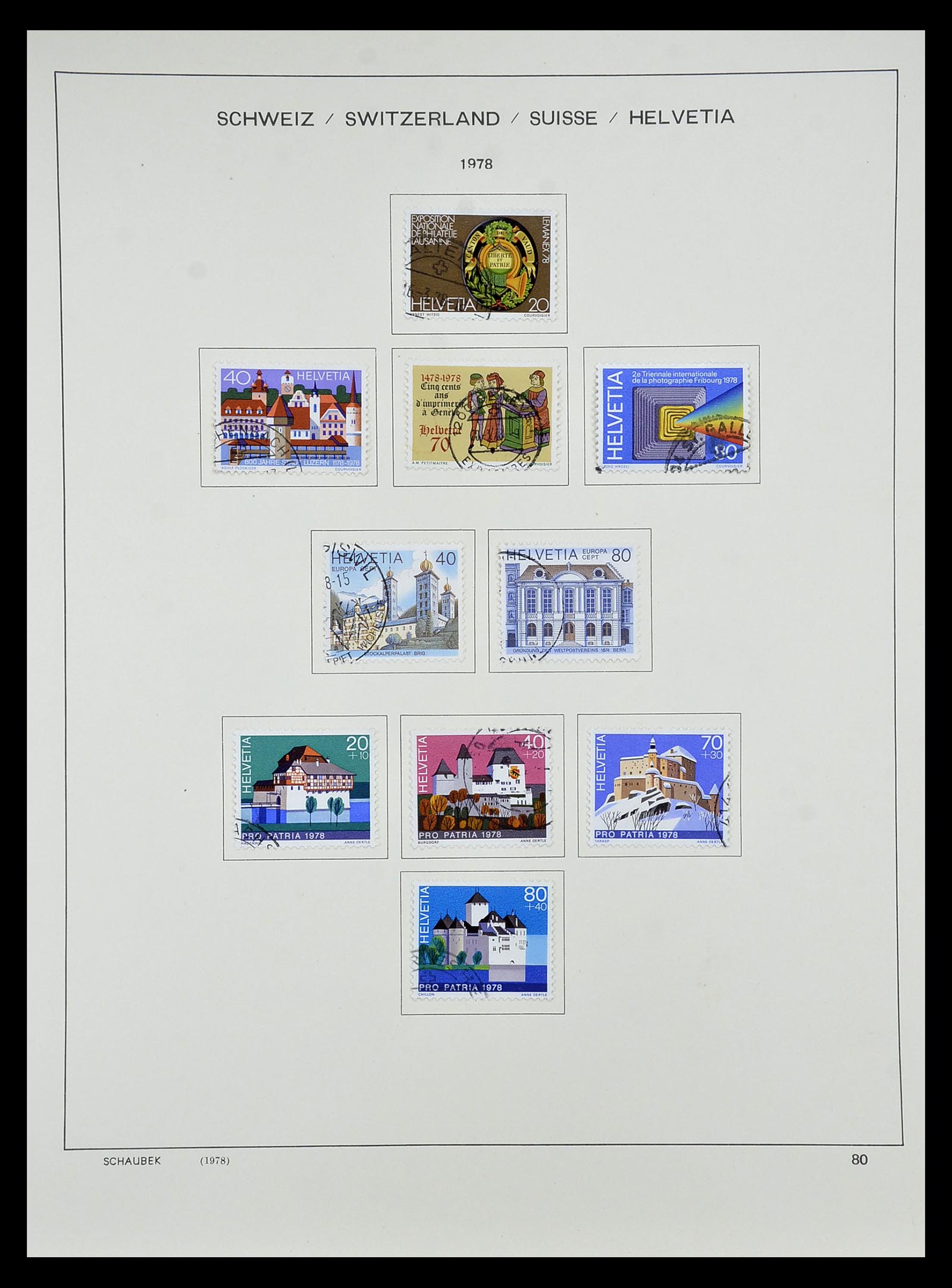 35073 077 - Stamp Collection 35073 Switzerland 1862-1992.