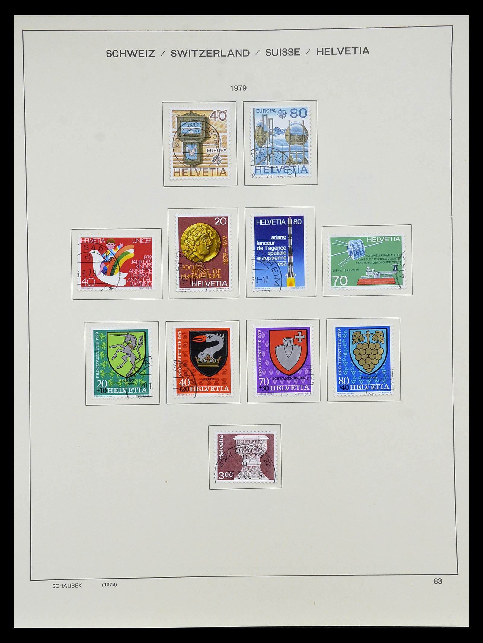 35073 081 - Stamp Collection 35073 Switzerland 1862-1992.