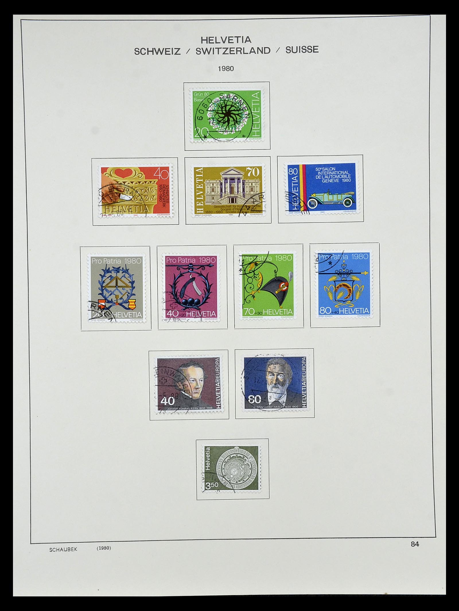 35073 082 - Stamp Collection 35073 Switzerland 1862-1992.