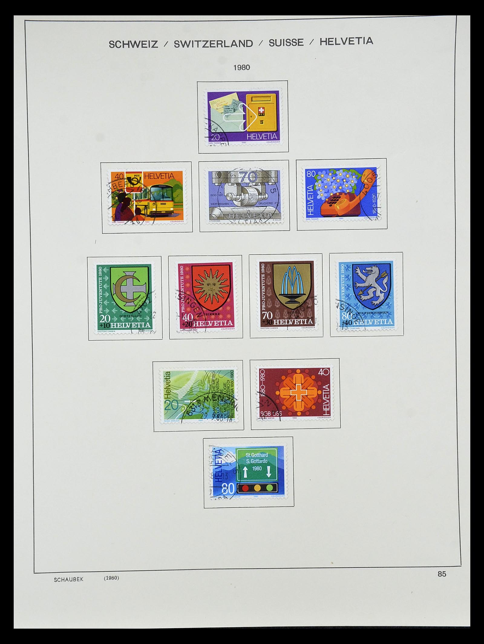 35073 083 - Stamp Collection 35073 Switzerland 1862-1992.