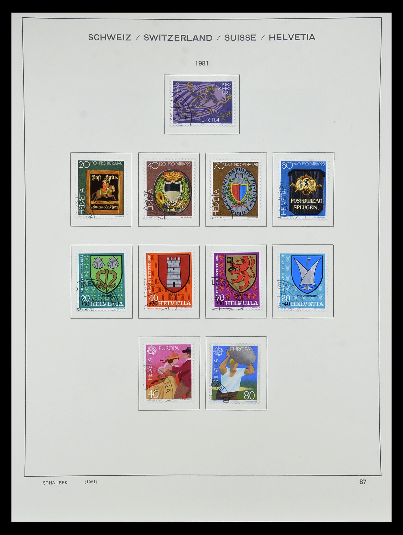35073 085 - Stamp Collection 35073 Switzerland 1862-1992.