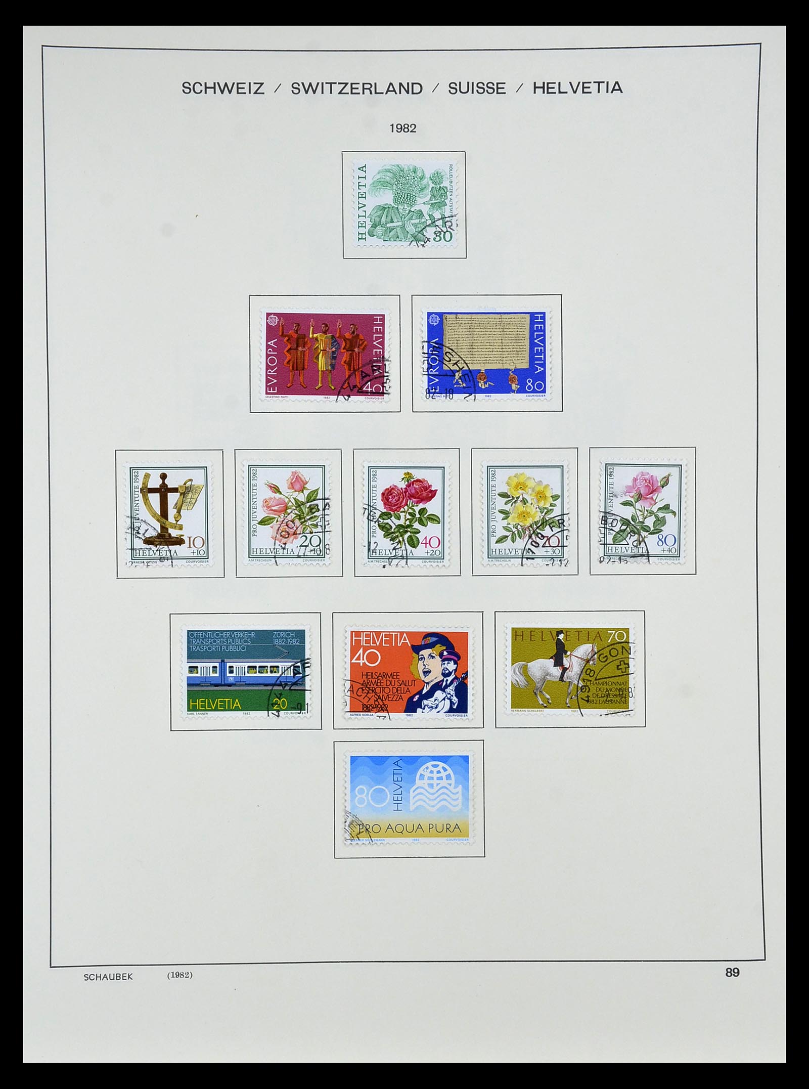 35073 087 - Stamp Collection 35073 Switzerland 1862-1992.