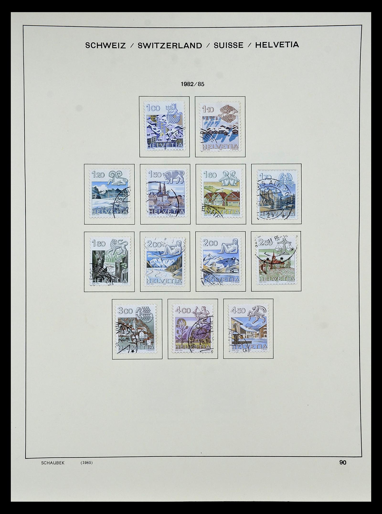 35073 088 - Stamp Collection 35073 Switzerland 1862-1992.