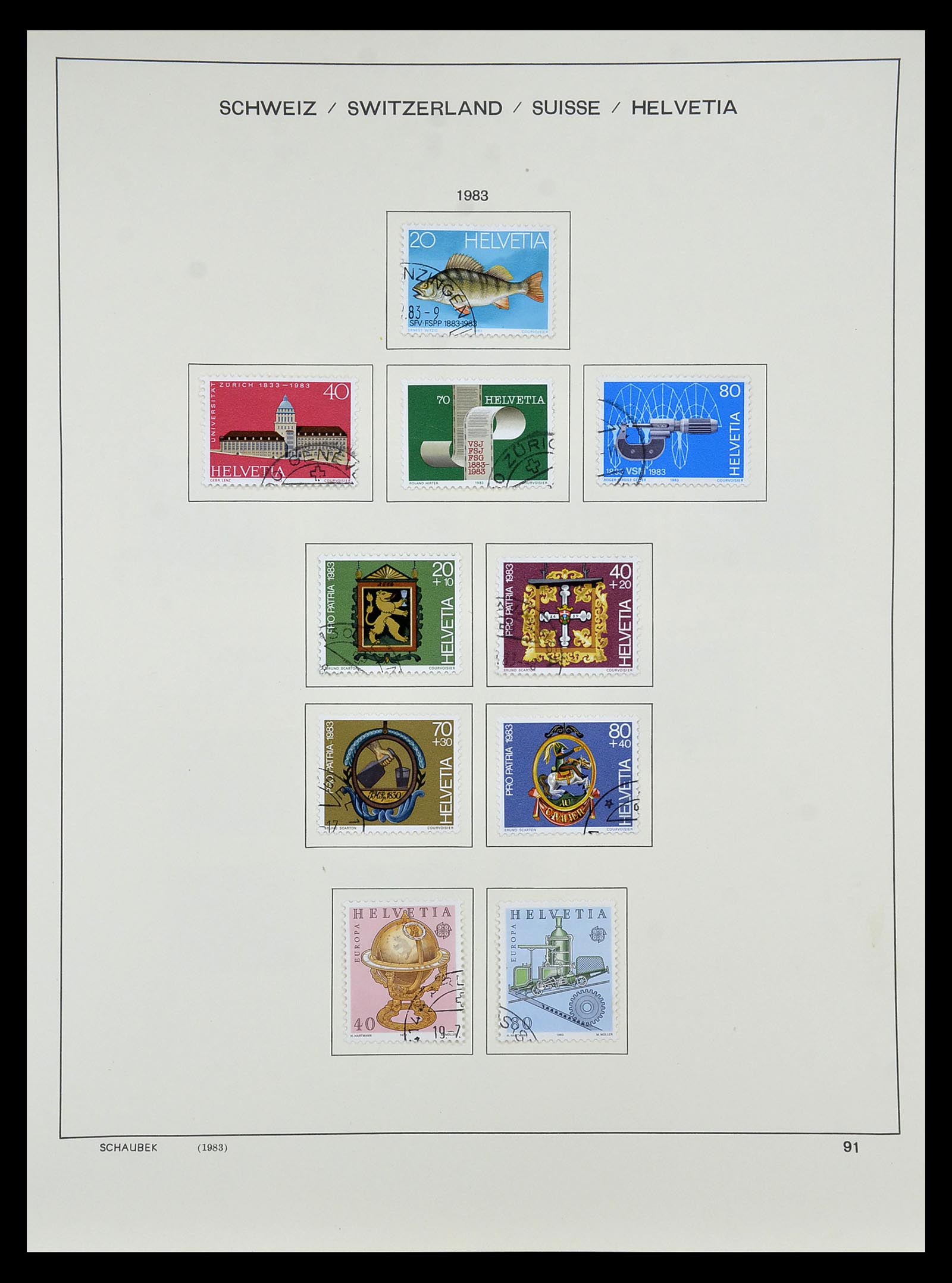 35073 089 - Stamp Collection 35073 Switzerland 1862-1992.