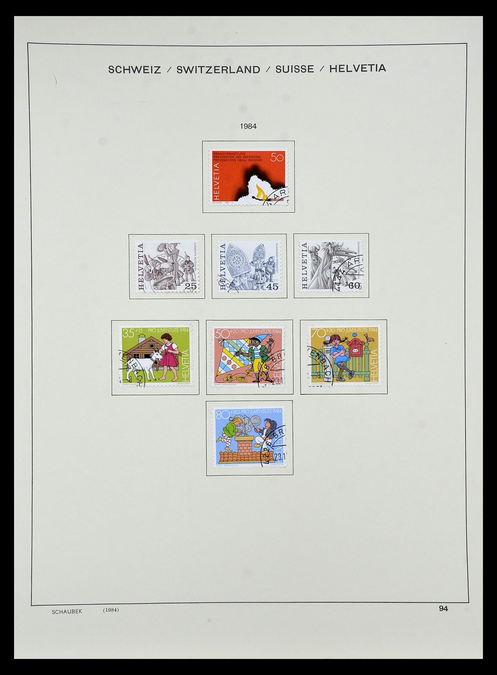 35073 093 - Stamp Collection 35073 Switzerland 1862-1992.