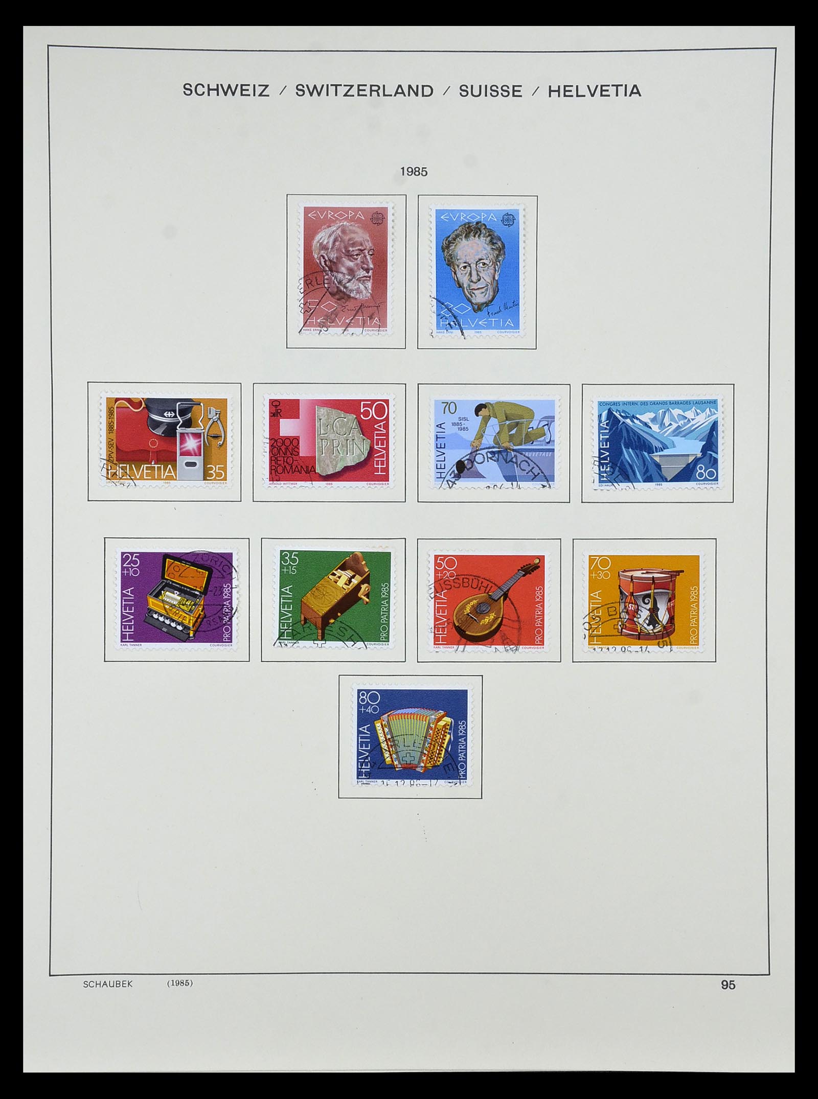 35073 112 - Stamp Collection 35073 Switzerland 1862-1992.