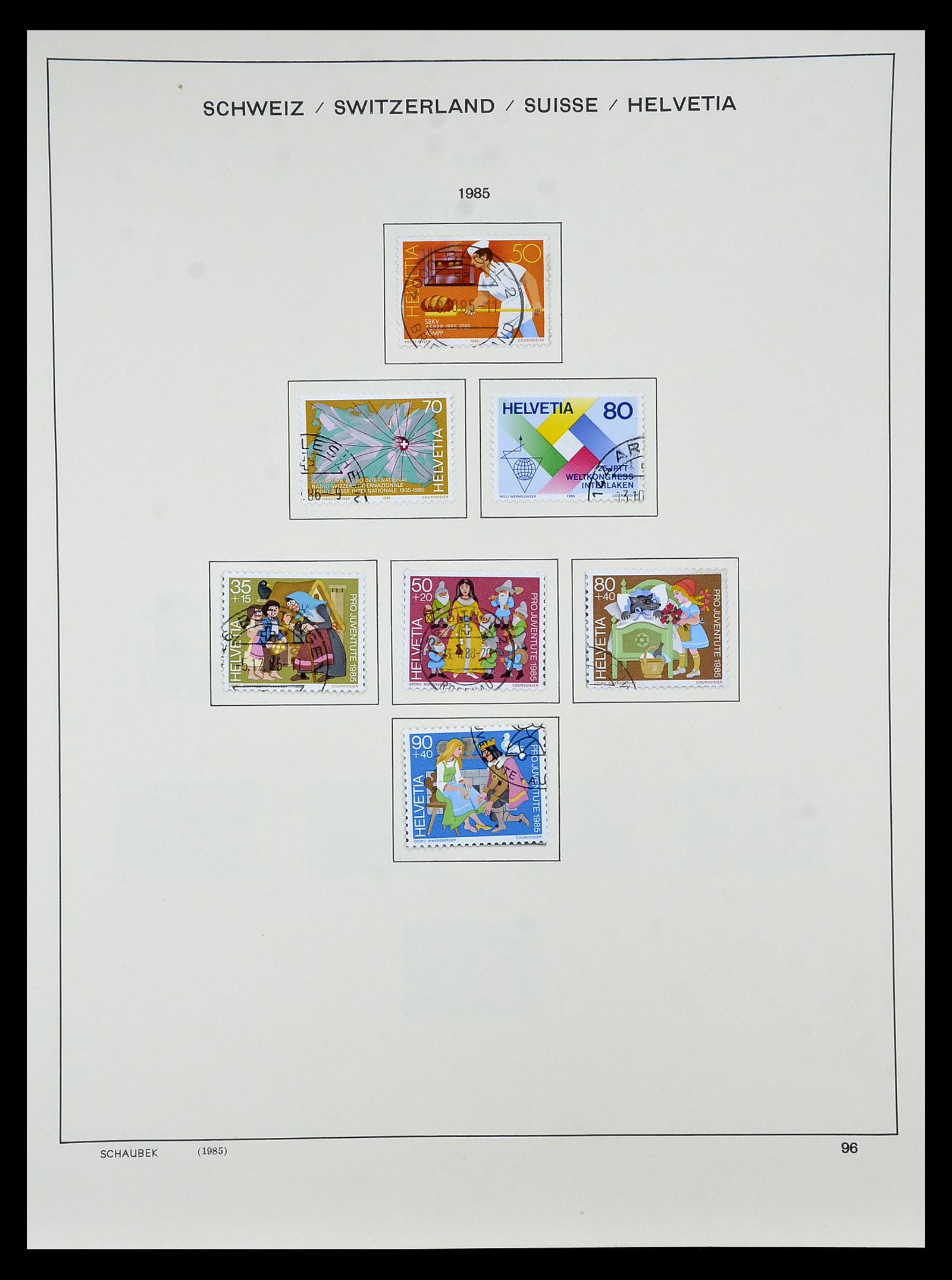 35073 113 - Stamp Collection 35073 Switzerland 1862-1992.