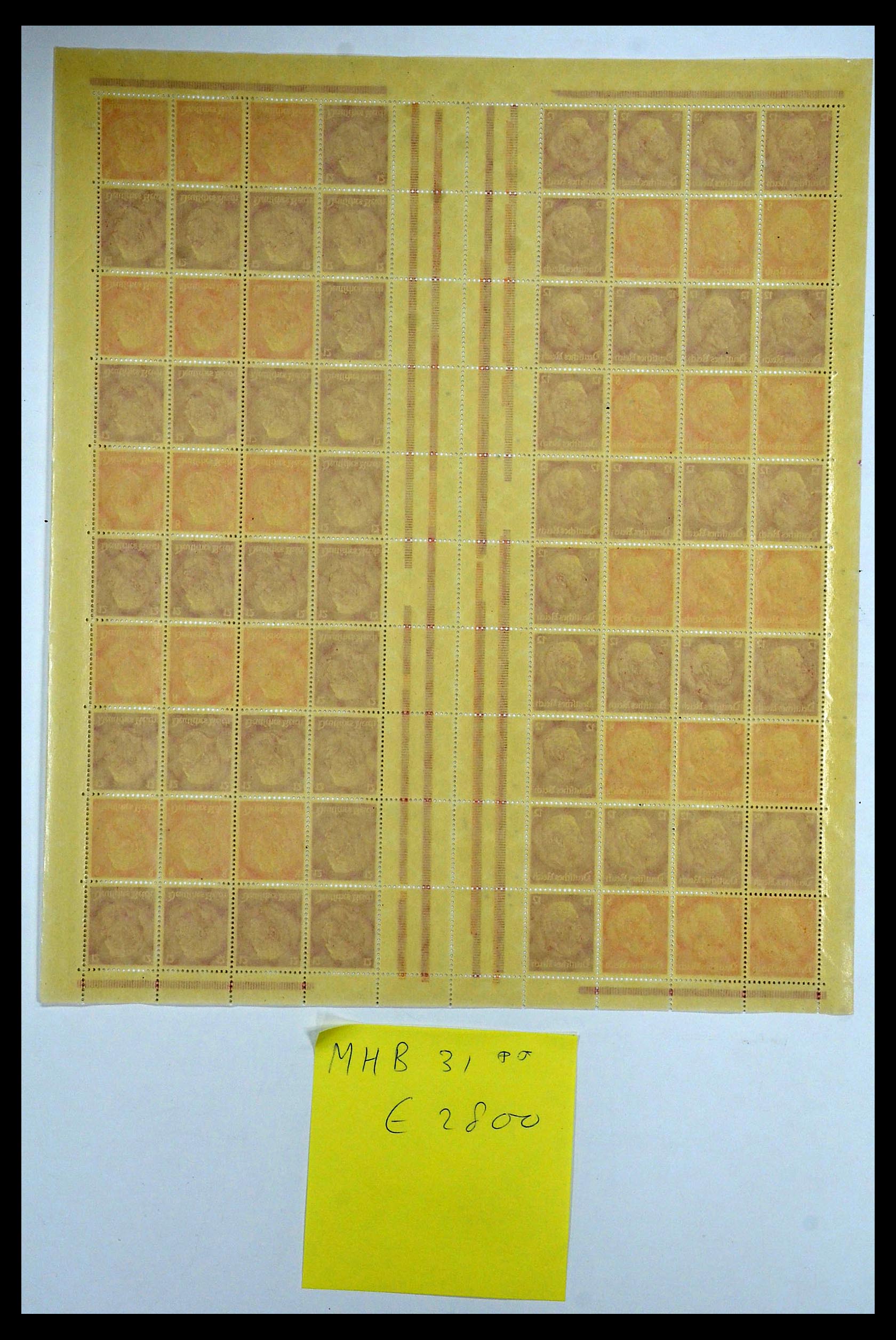 35075 004 - Postzegelverzameling 35075 Duitse Rijk Markenheftchenbogen 1933-1941.