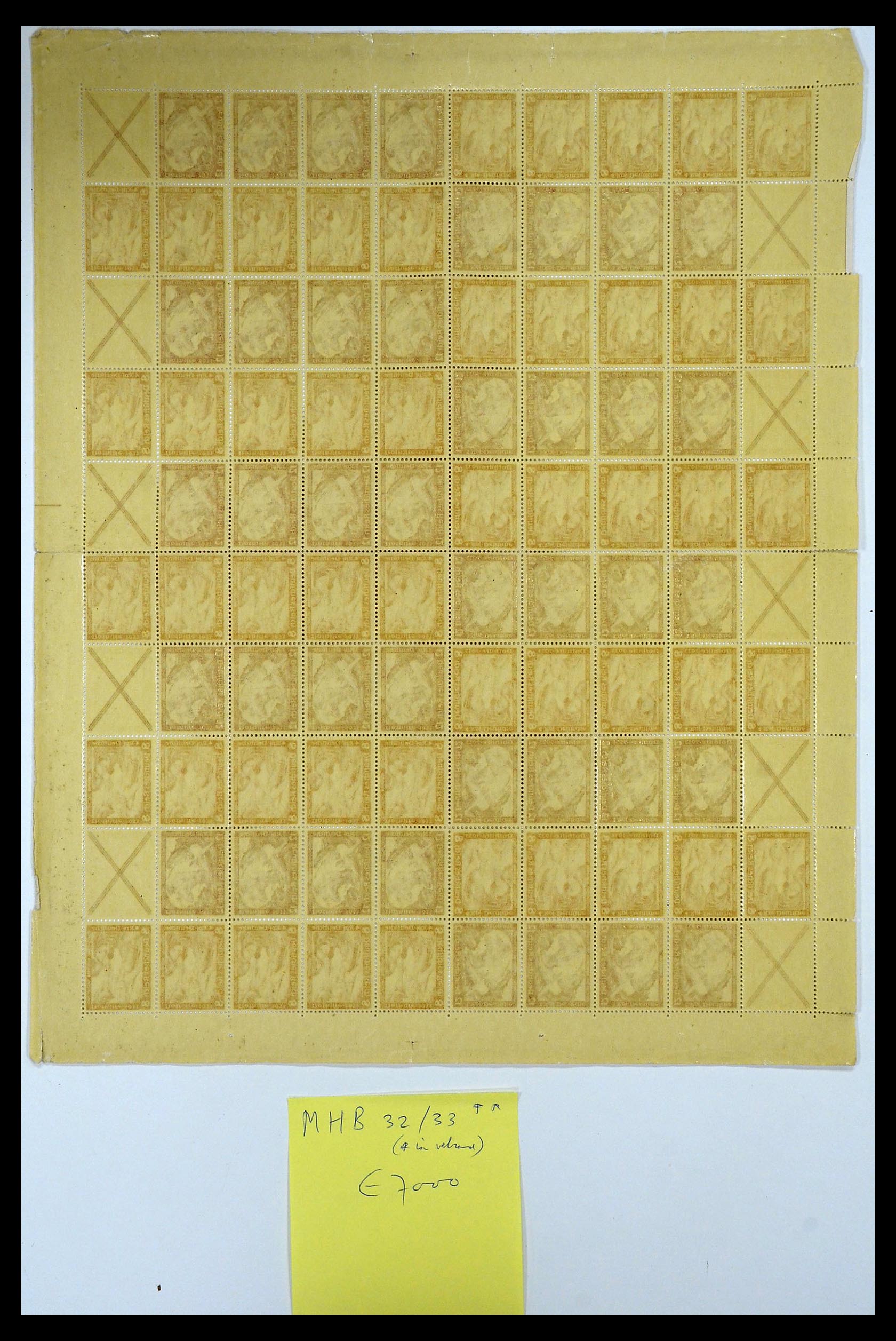35075 008 - Postzegelverzameling 35075 Duitse Rijk Markenheftchenbogen 1933-1941.