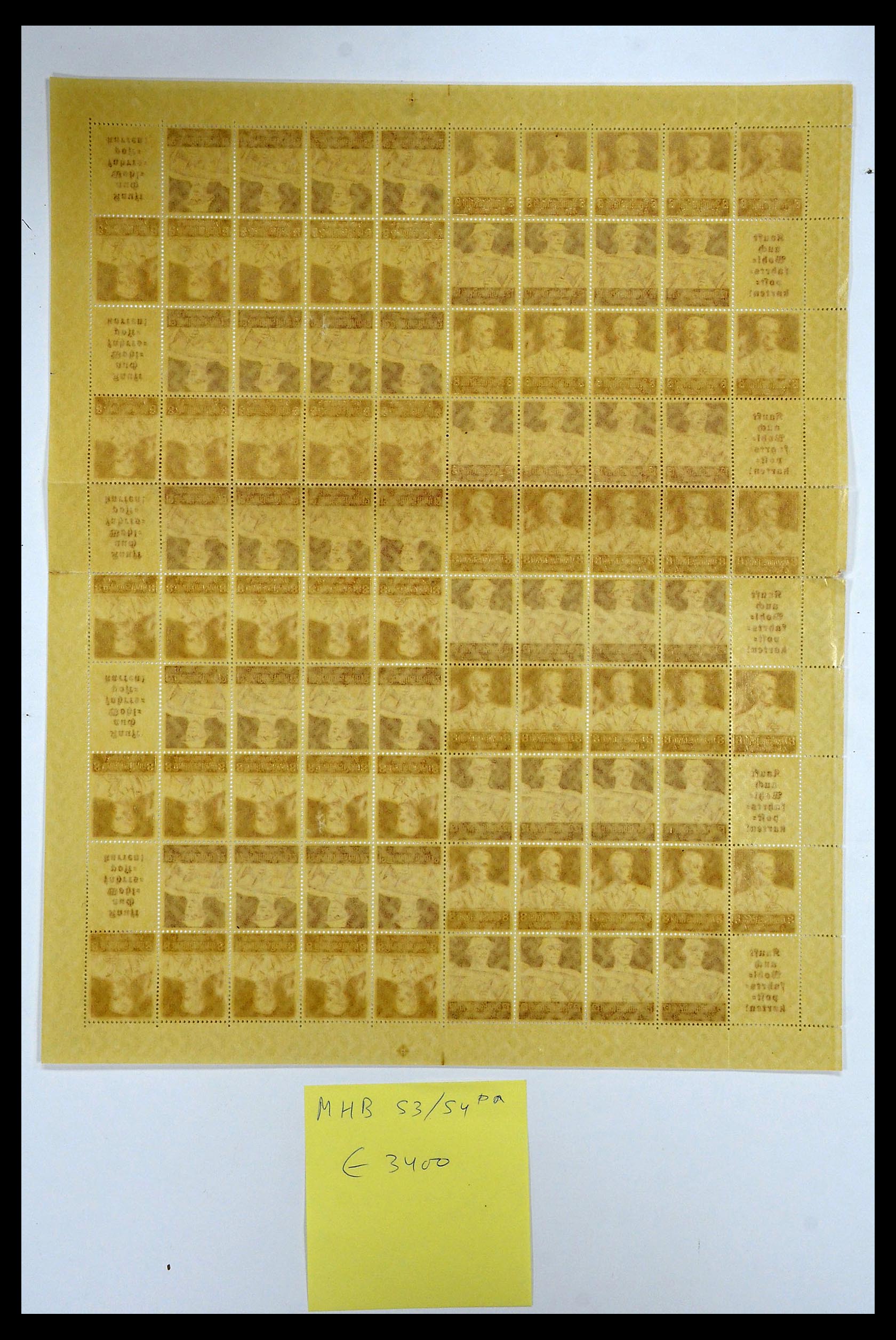 35075 034 - Stamp Collection 35075 German Reich Markenheftchenbogen 1933-1941.