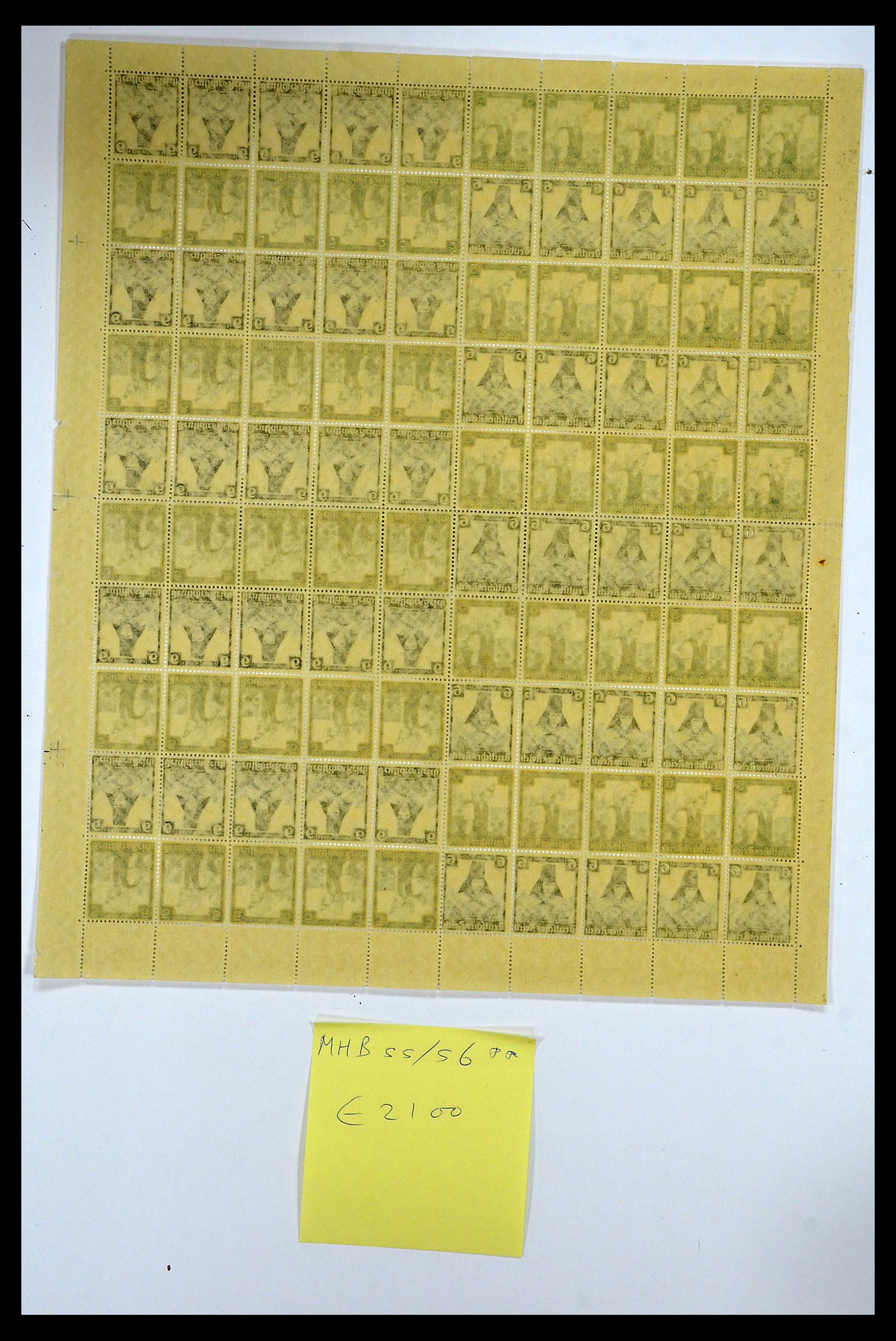 35075 036 - Stamp Collection 35075 German Reich Markenheftchenbogen 1933-1941.