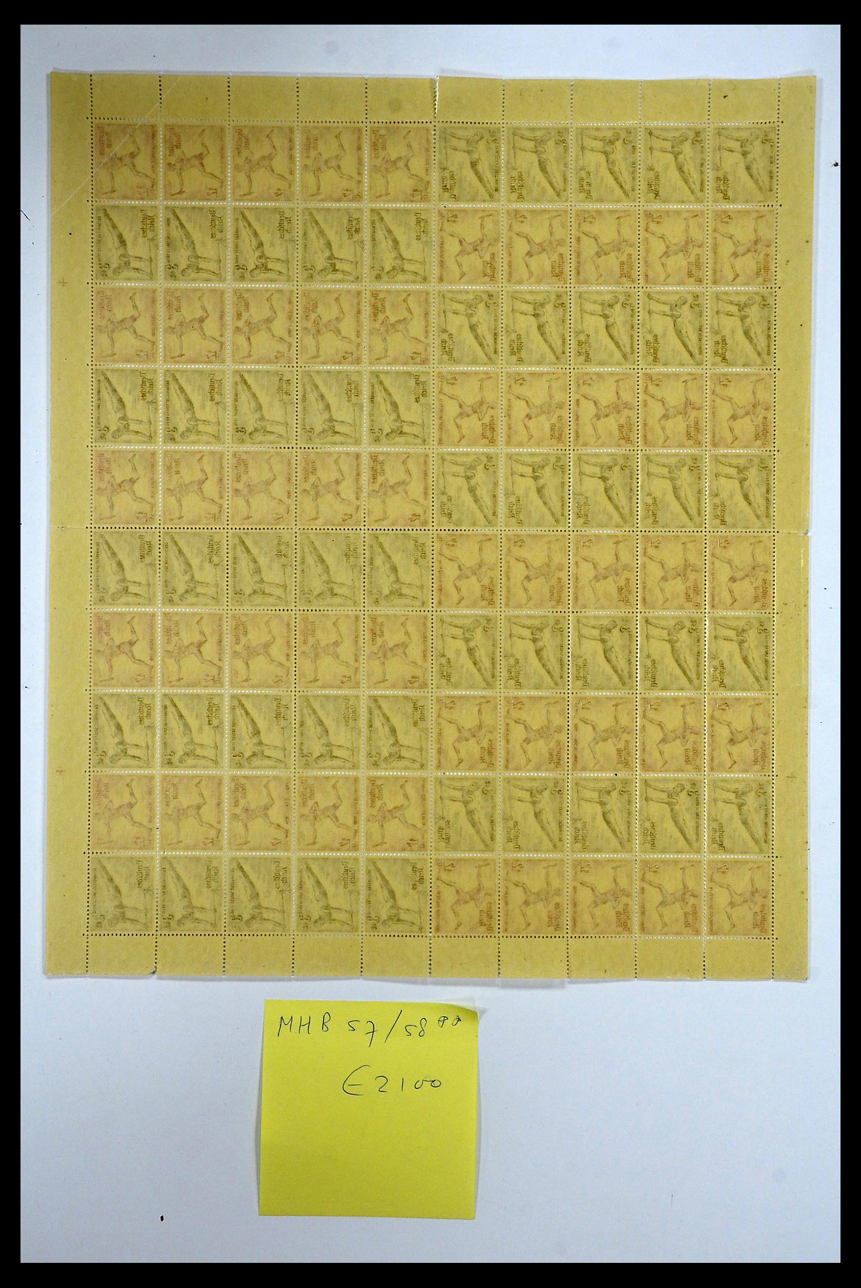 35075 042 - Stamp Collection 35075 German Reich Markenheftchenbogen 1933-1941.