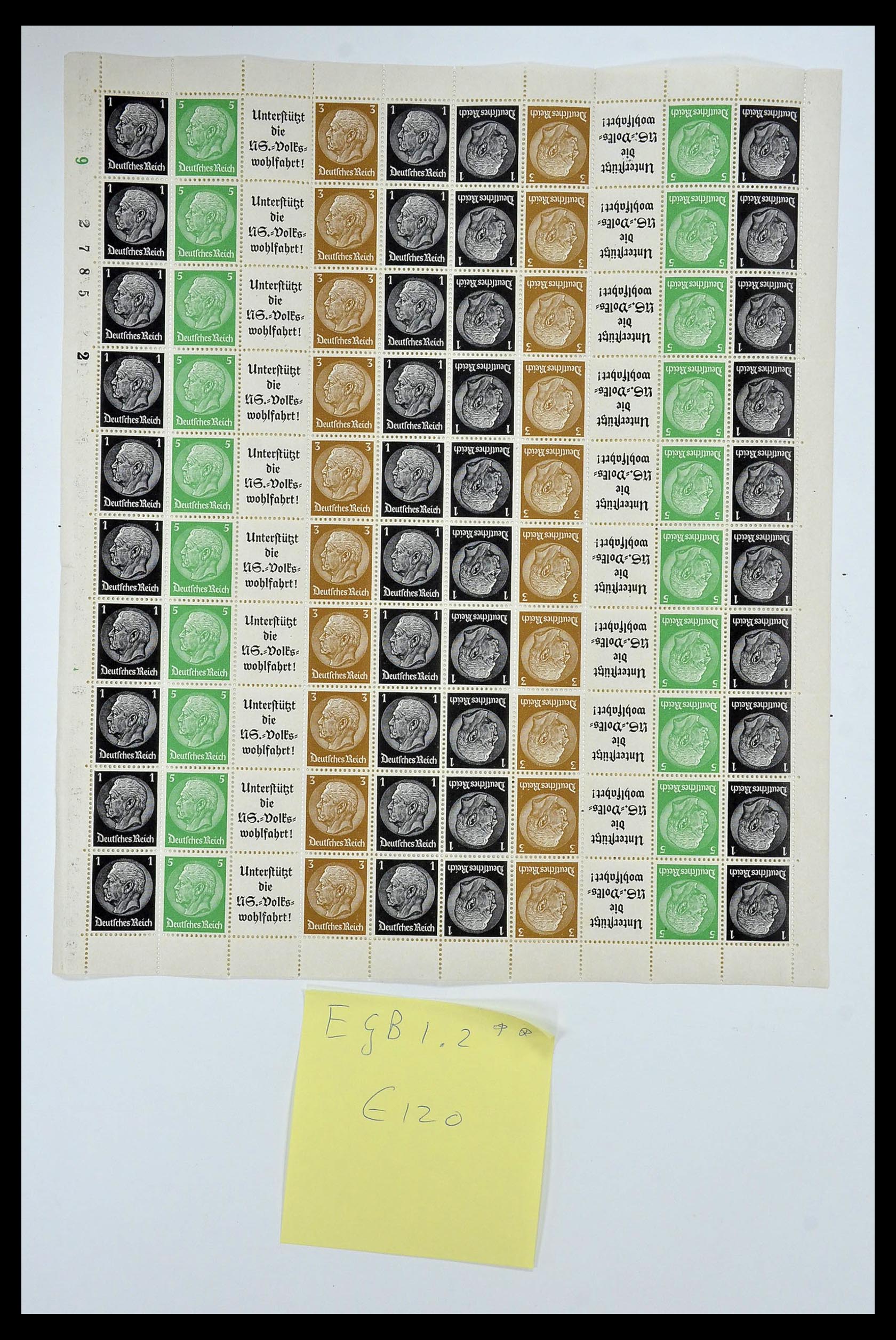 35075 049 - Stamp Collection 35075 German Reich Markenheftchenbogen 1933-1941.