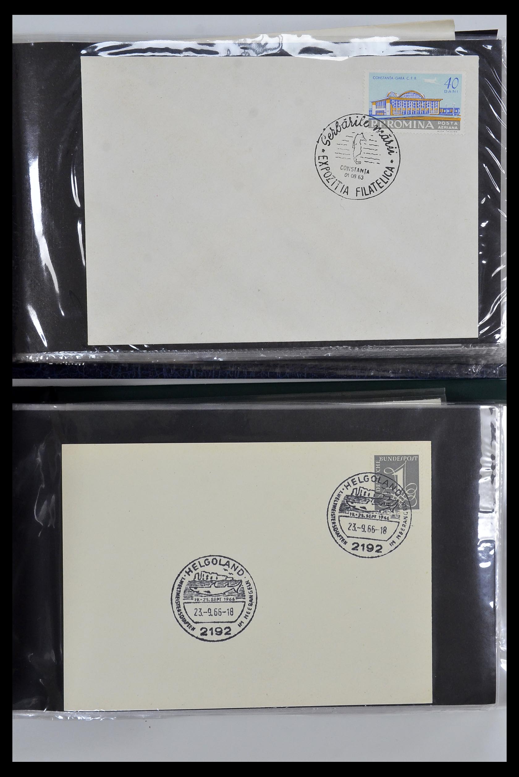 35076 001 - Postzegelverzameling 35076 Motief vissen brieven 1912-2000.