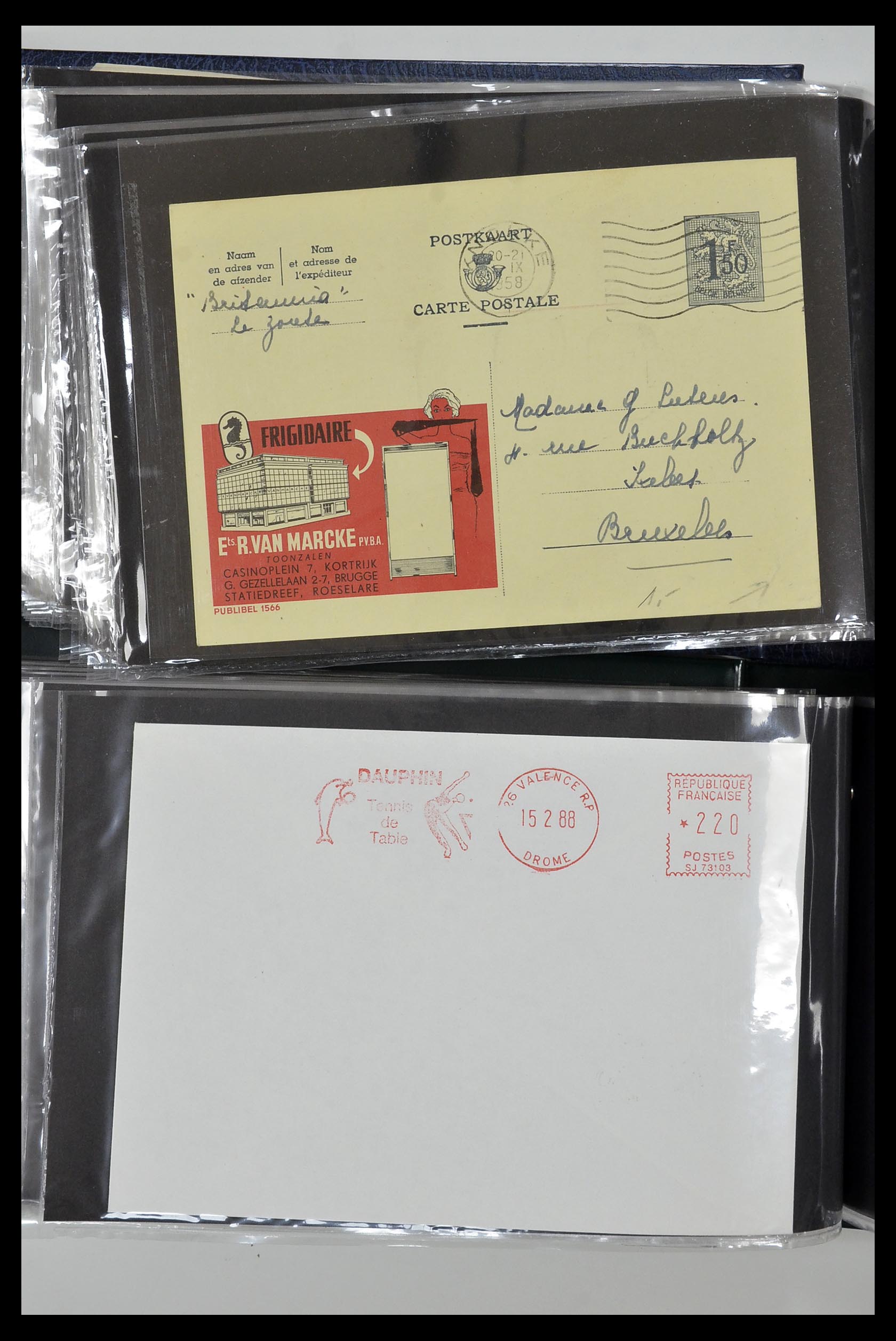 35076 045 - Postzegelverzameling 35076 Motief vissen brieven 1912-2000.