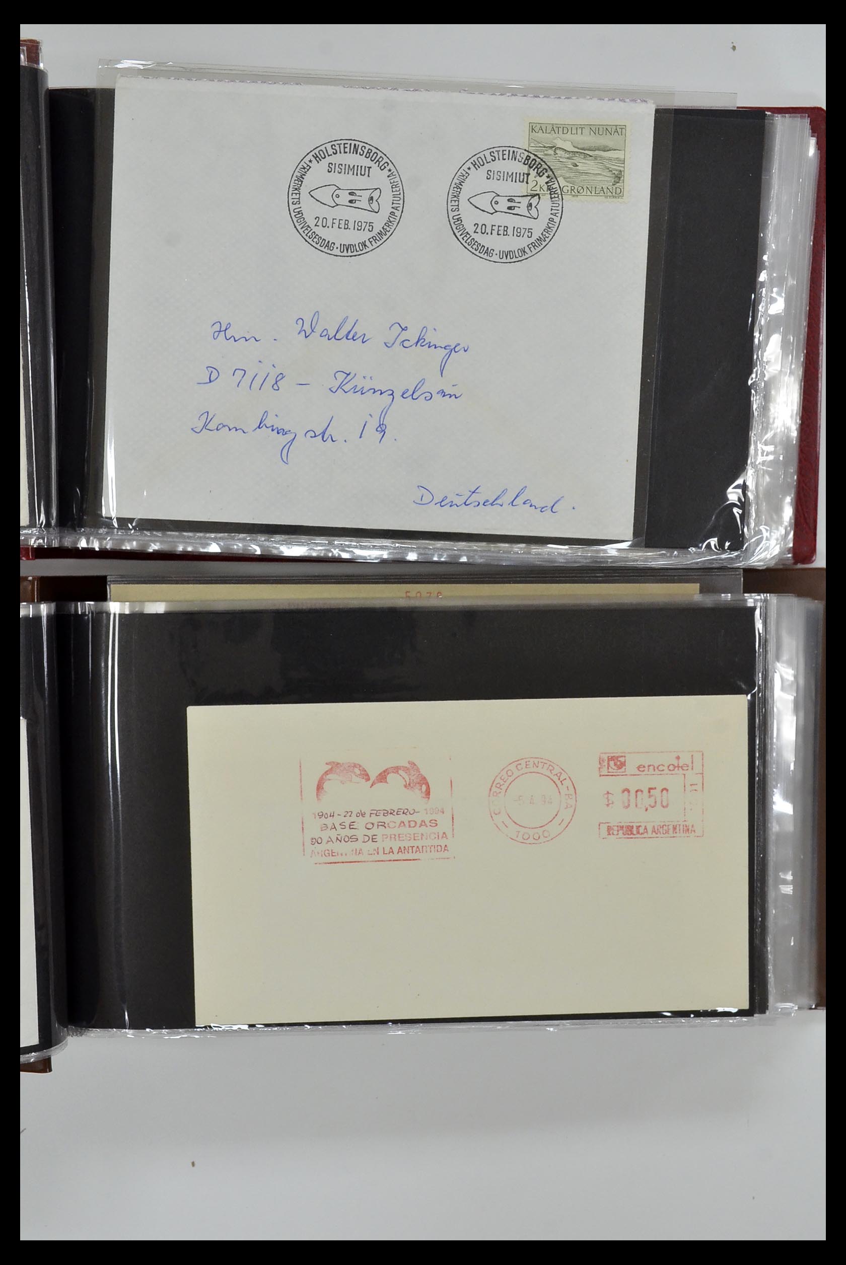 35076 828 - Postzegelverzameling 35076 Motief vissen brieven 1912-2000.